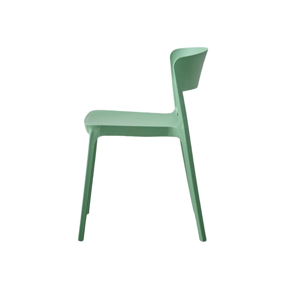 TuHome Monaco Modern Dining Chair, Sophisticated High-Back U - Olive