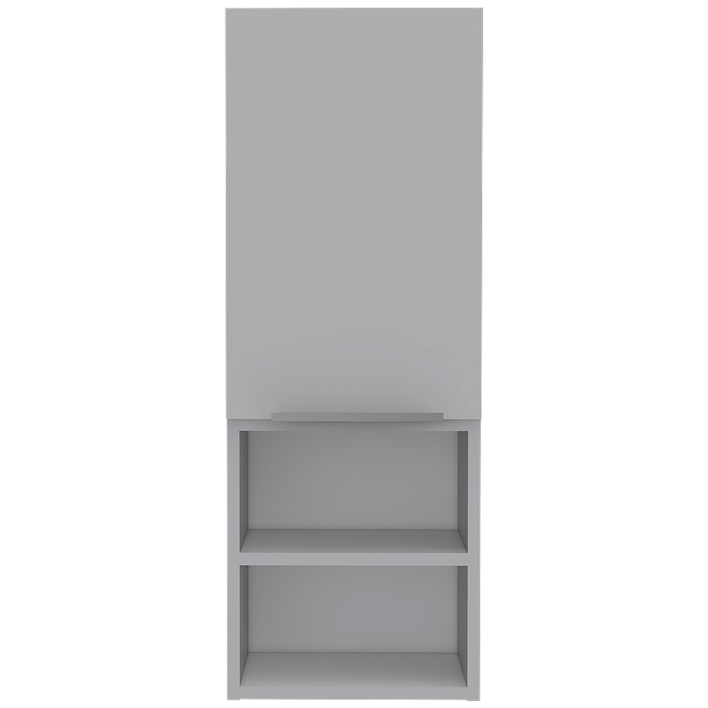 Cranston 2 Piece Bathroom Set, Linen Cabinet + Medicine Cabinet, White Finish