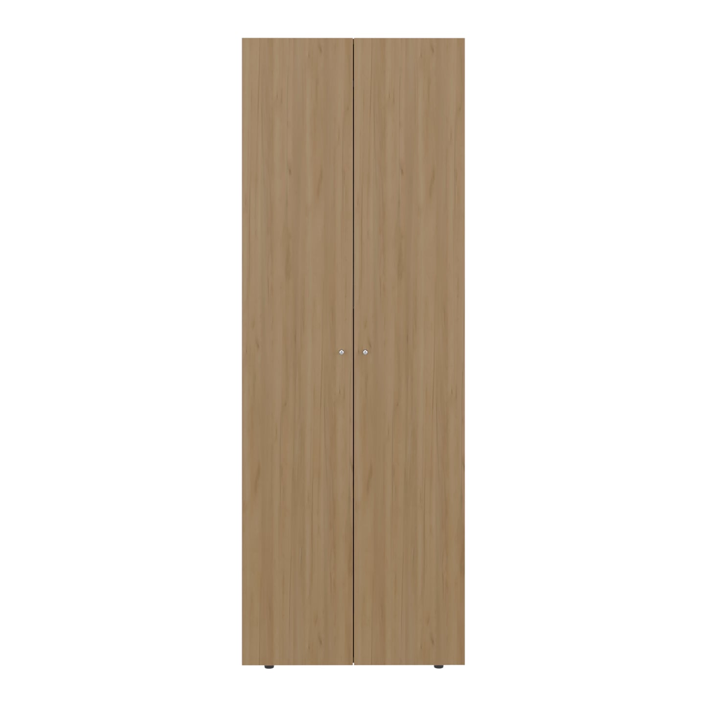 Home 2 Doors Closet System Armoire, Hanging Rod and Storage Shelf, Modern Armoire for Bedroom Organization Storage