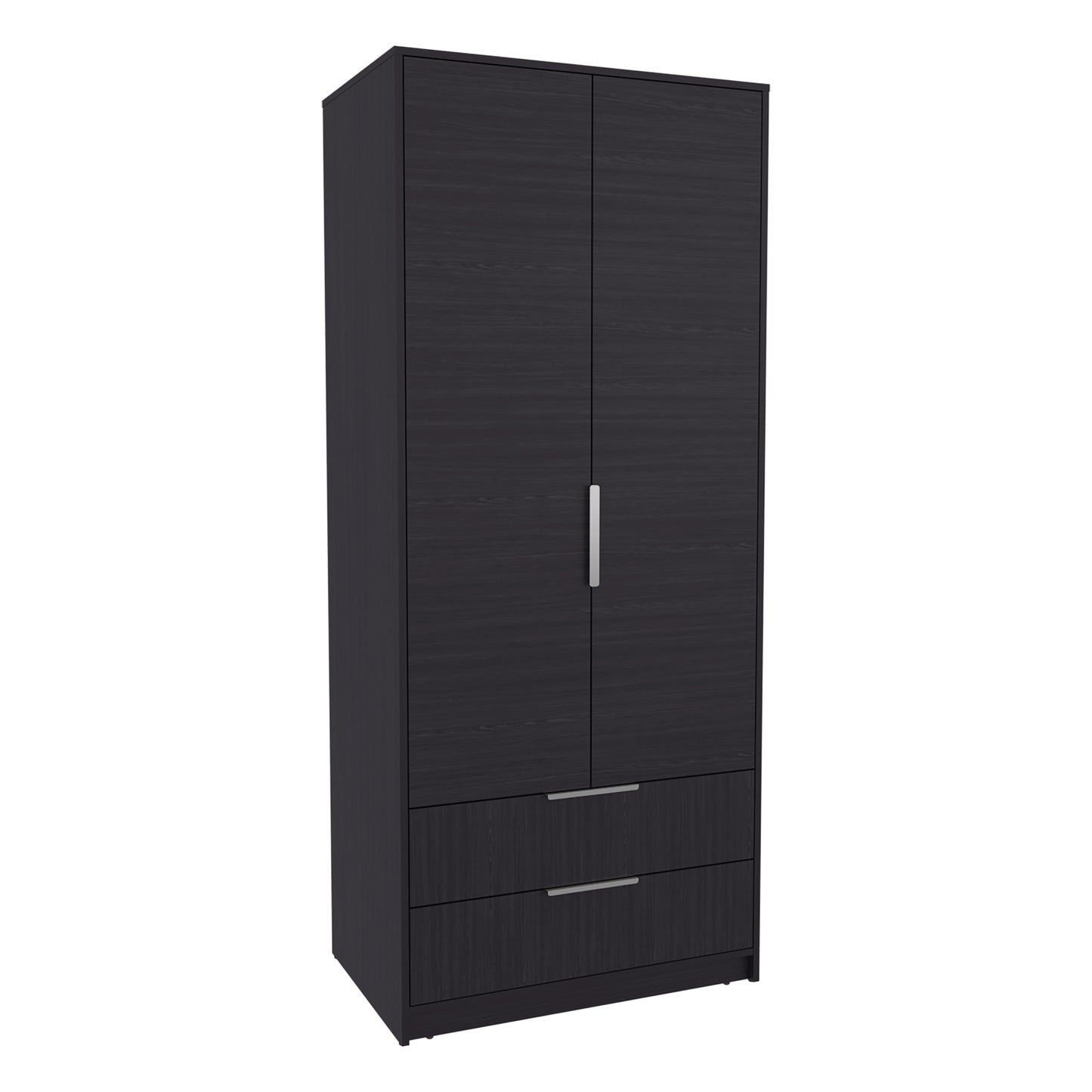 Wenden Armoire Double Doors, Two Drawers, Hanging Rod An Interior Shleves, Wardrobe