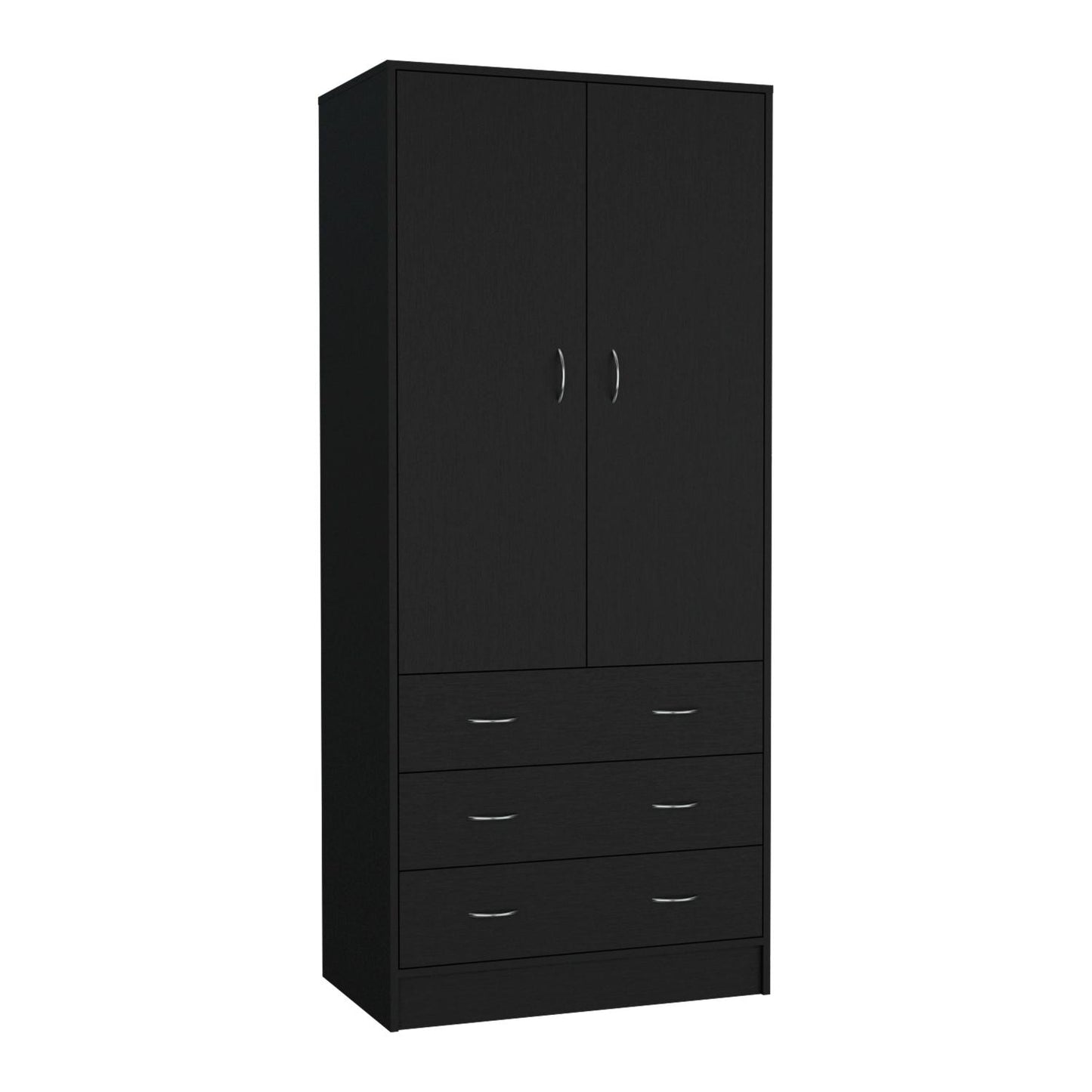 Taly Double Door Armoire Black