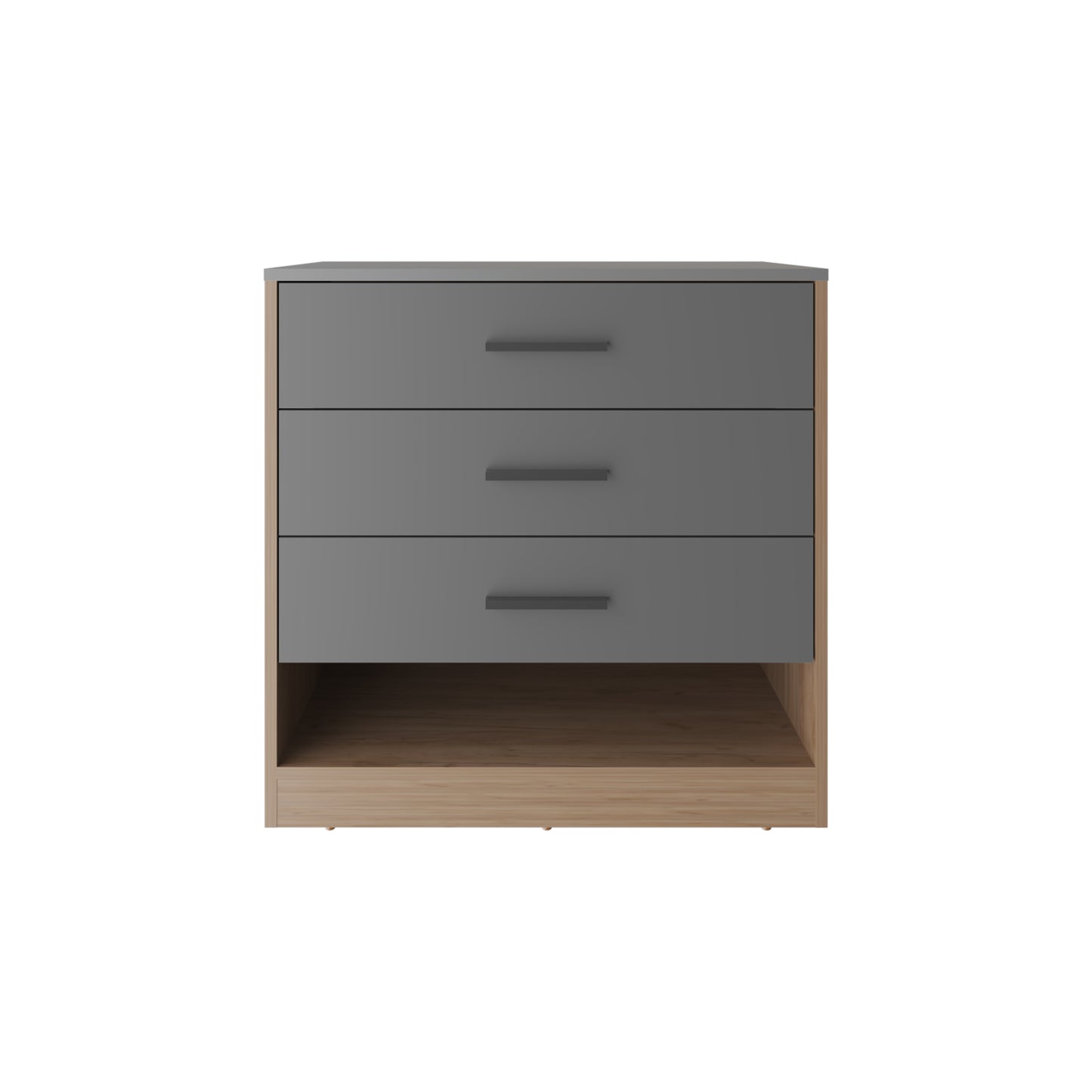 Alder 27" High Dresser with Three Drawers