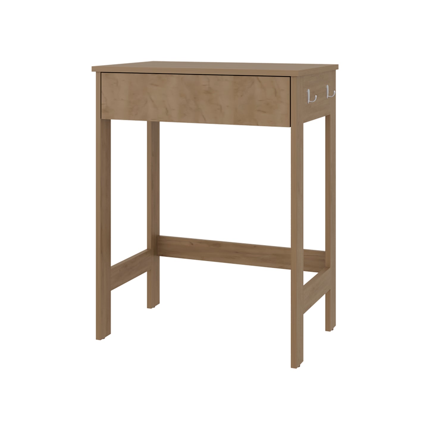 Hills Computer Desk With 2 Side Shelves And Spacious Worksurface
