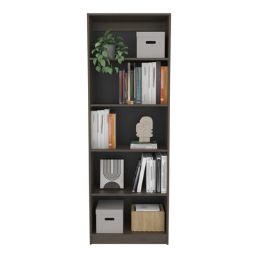 Home 4-Shelf Bookcase with Open Storage, Freestanding Modern Design for Living Rooms, Offices, or Bedrooms, Practical and Elegant Storage Solution with Clean Lines and Sturdy Construction