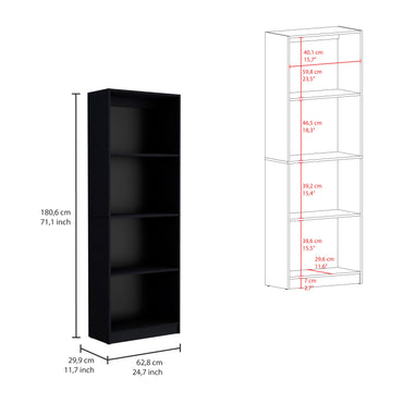 Home Bookcase with 4 open shelves