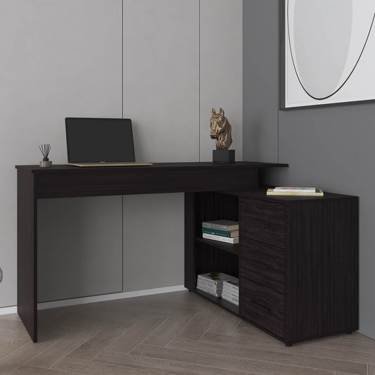Upton L-Shape Home Office Desk, Studio, Bedroom, Library, Study Table, Work