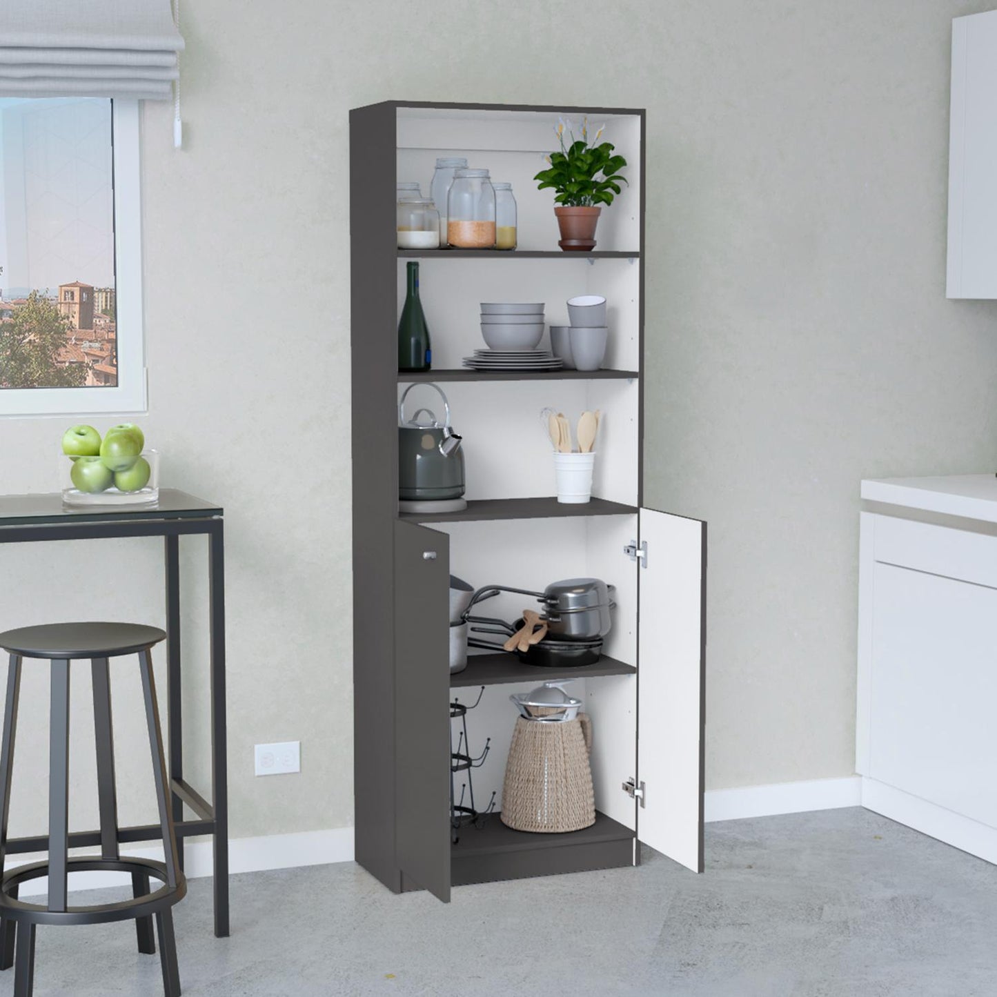 Home 2-Door Bookcase