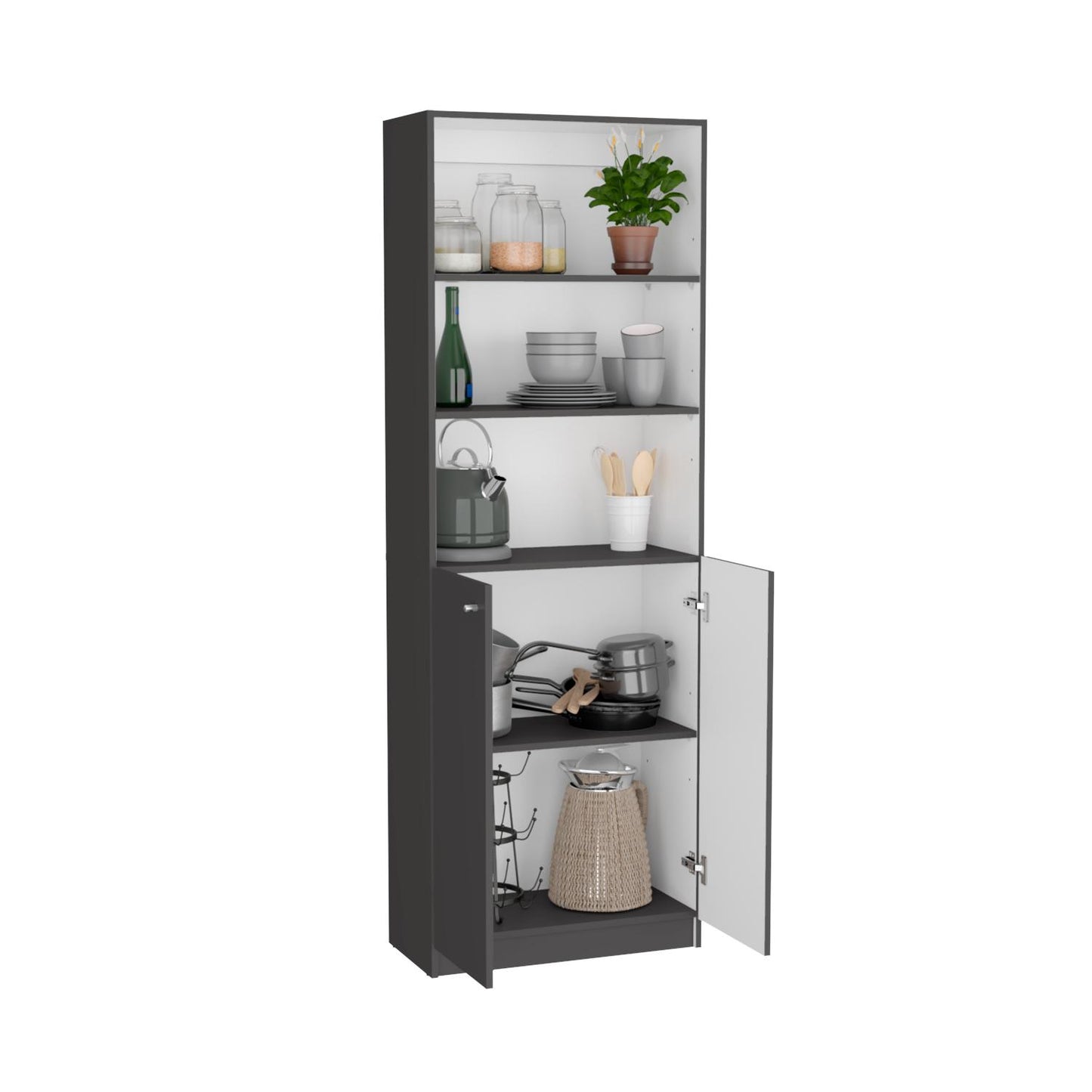 Home 2-Door Bookcase