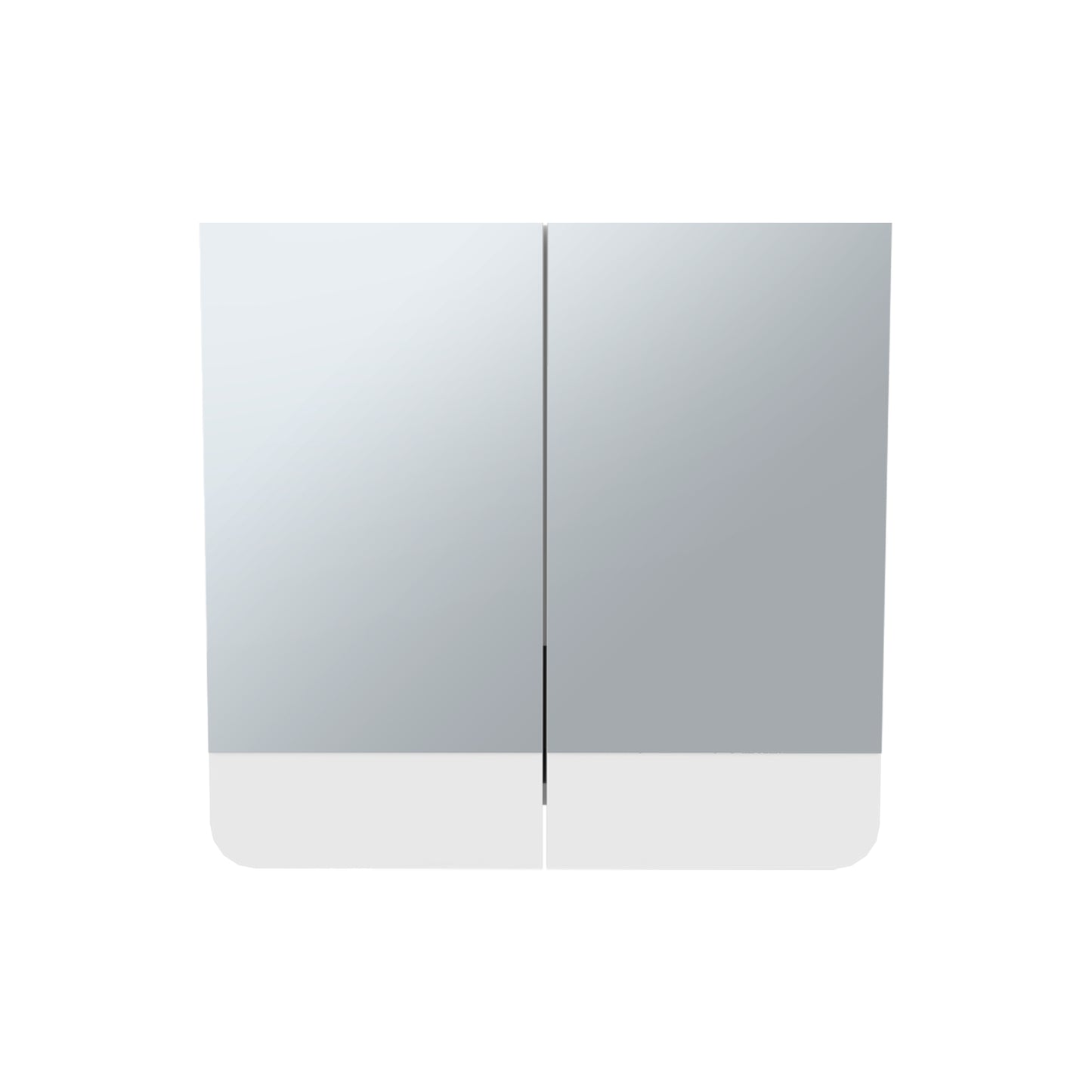 Luv Mirror Medicine Cabinet with Interior Shelves, Modern Bathroom Storage Solution And Organizer