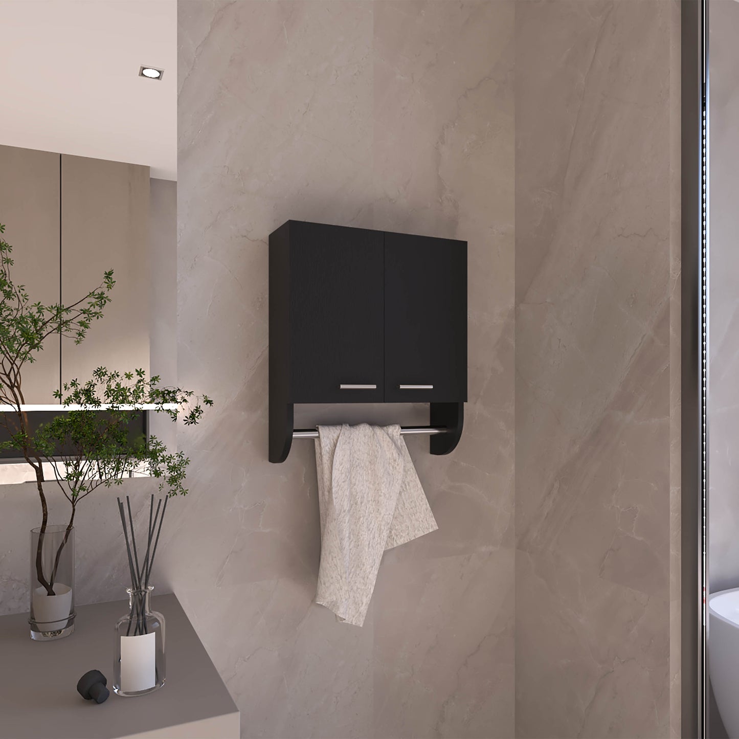 Optim Medicine Cabinet, Cabinet for towel