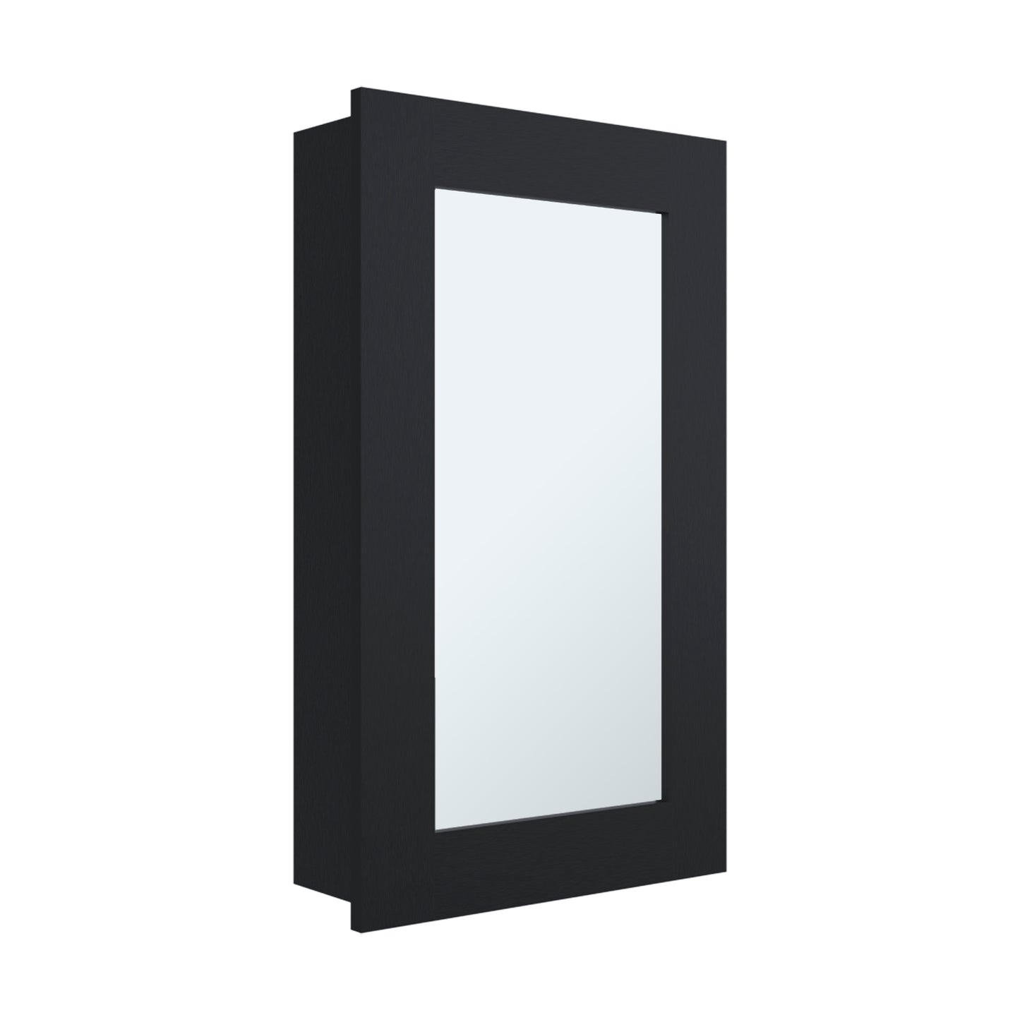 Juno 25.7" H x 15.7" W Narrow Mirror Medicine Cabinet, One door with Three interior Shelves for Bathroom, Kitchen