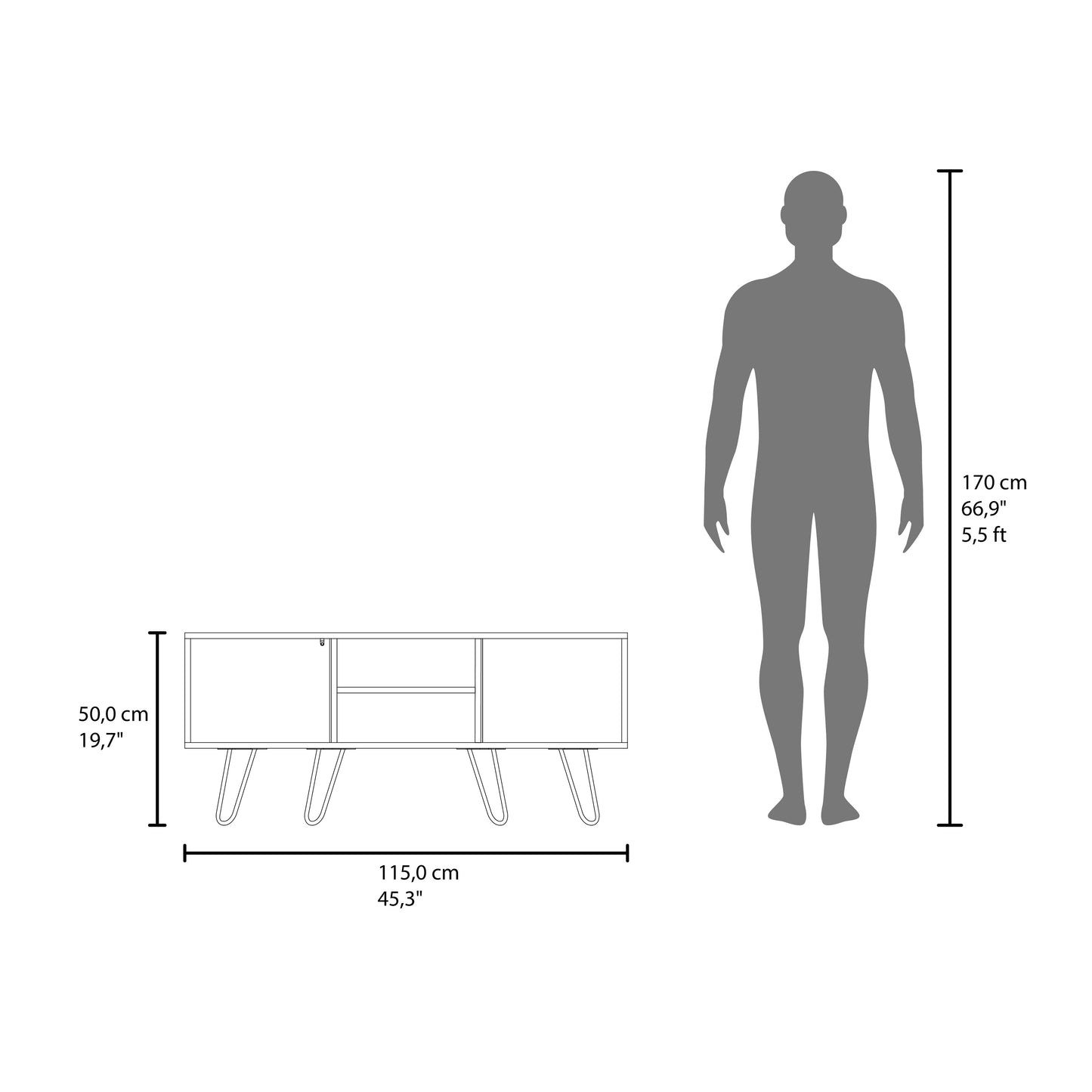 Corner Tv Stand Lancaster, Two Cabinets