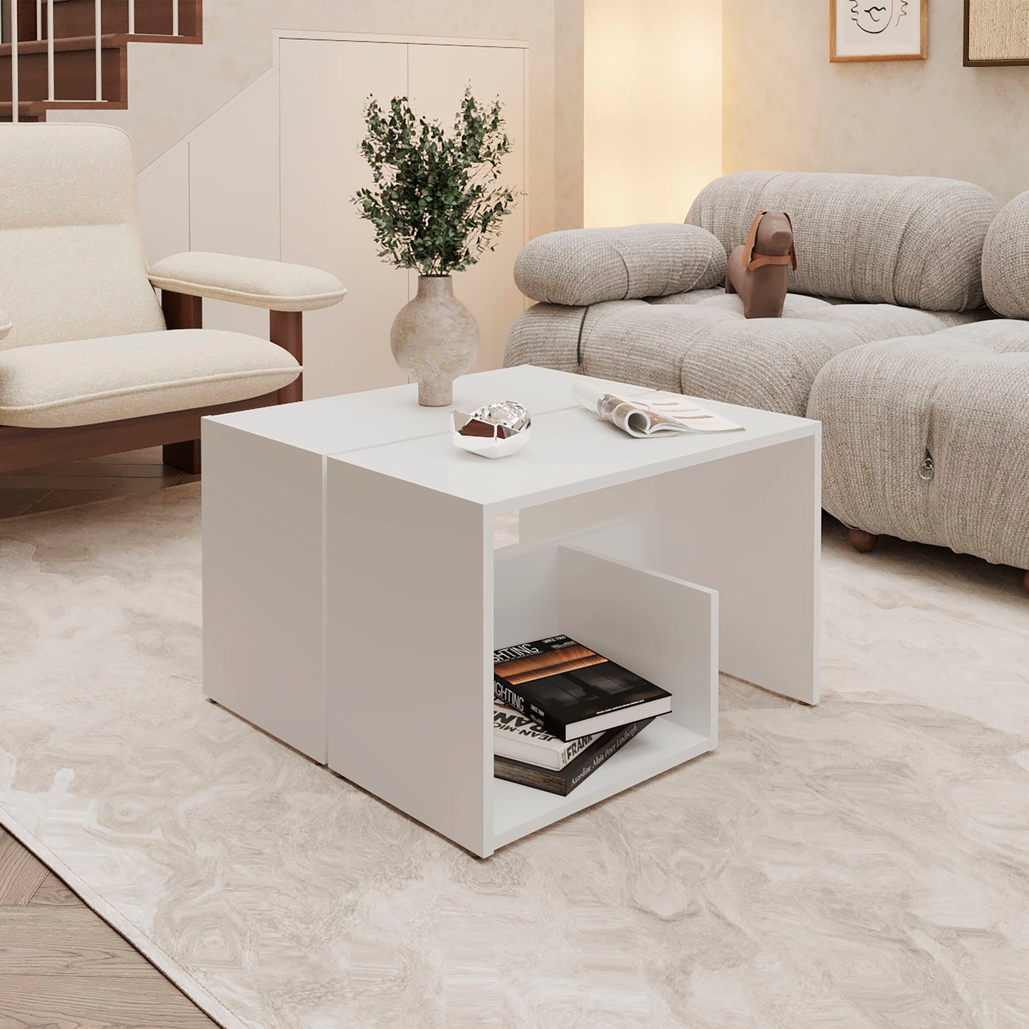 Everet 15,7" High Coffee Table