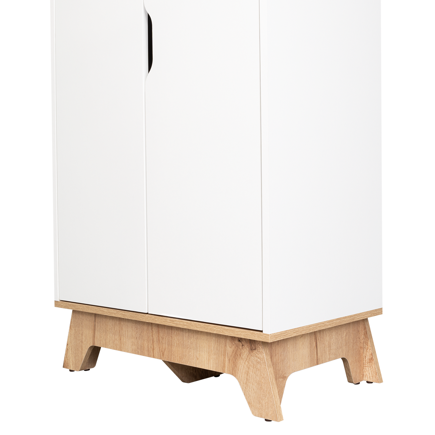 Pamplona Microwave Tall Cabinet, Counter Surface, Top- Lower Double Doors