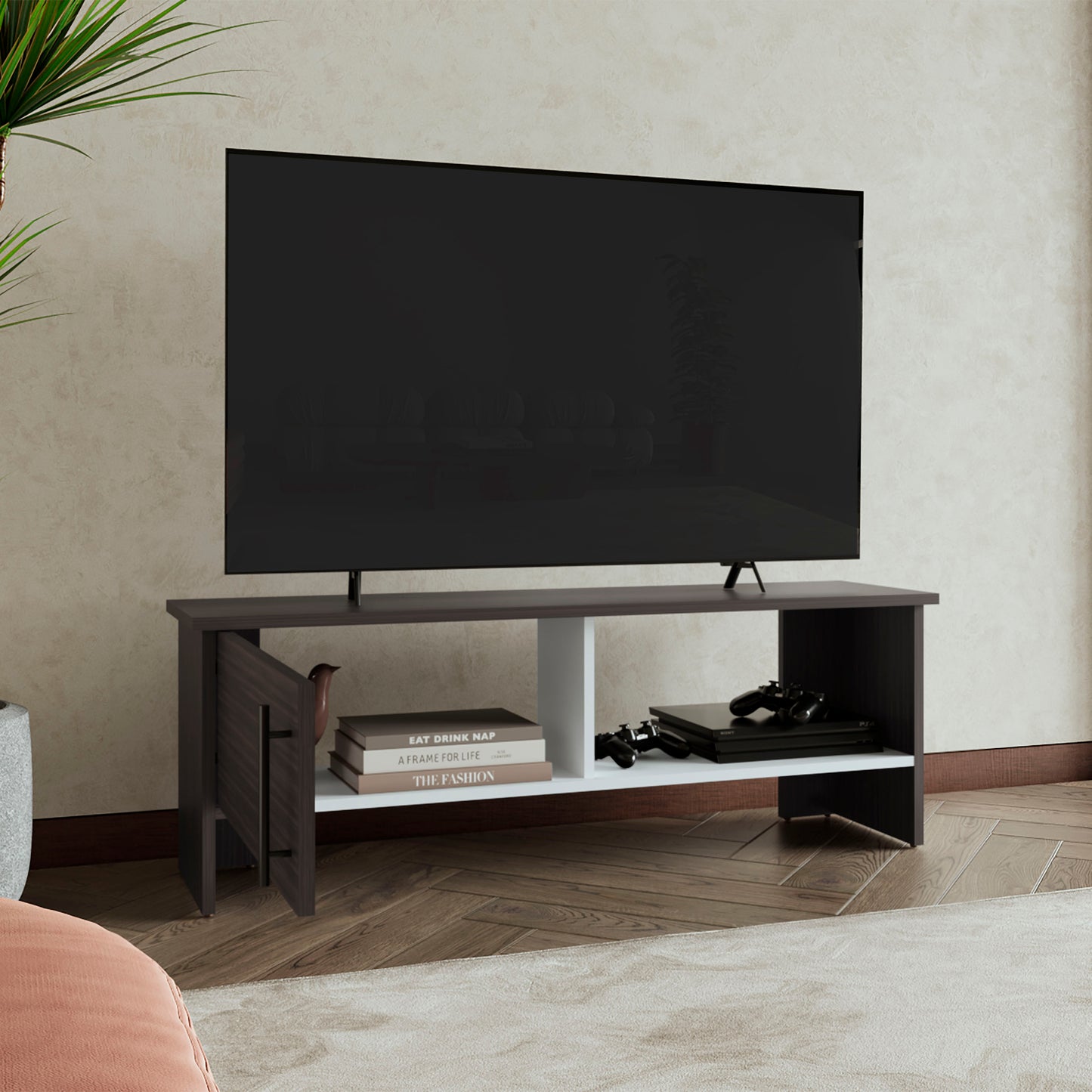 TV Stand Navia with One-Door, One Shelve