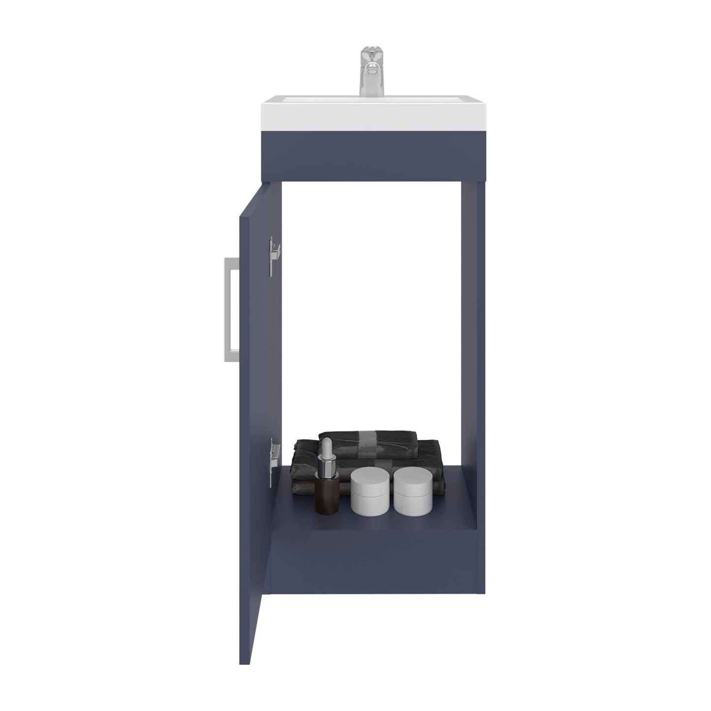 Madrid Floorstanding Bathroom Vanity with Sink, Modern Look Storage Cabinet for Bathroom Organization
