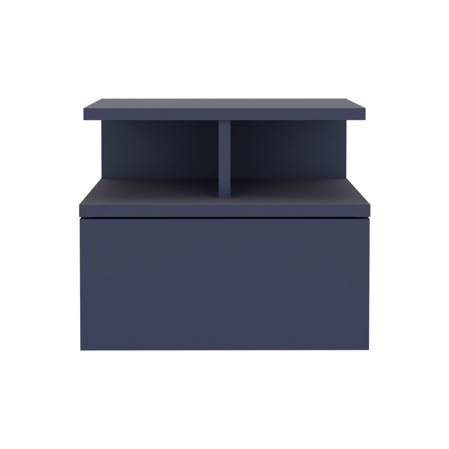 Adele Floating Nightstand, With One Drawer And Two Small Below Shelves For Storage or Decor