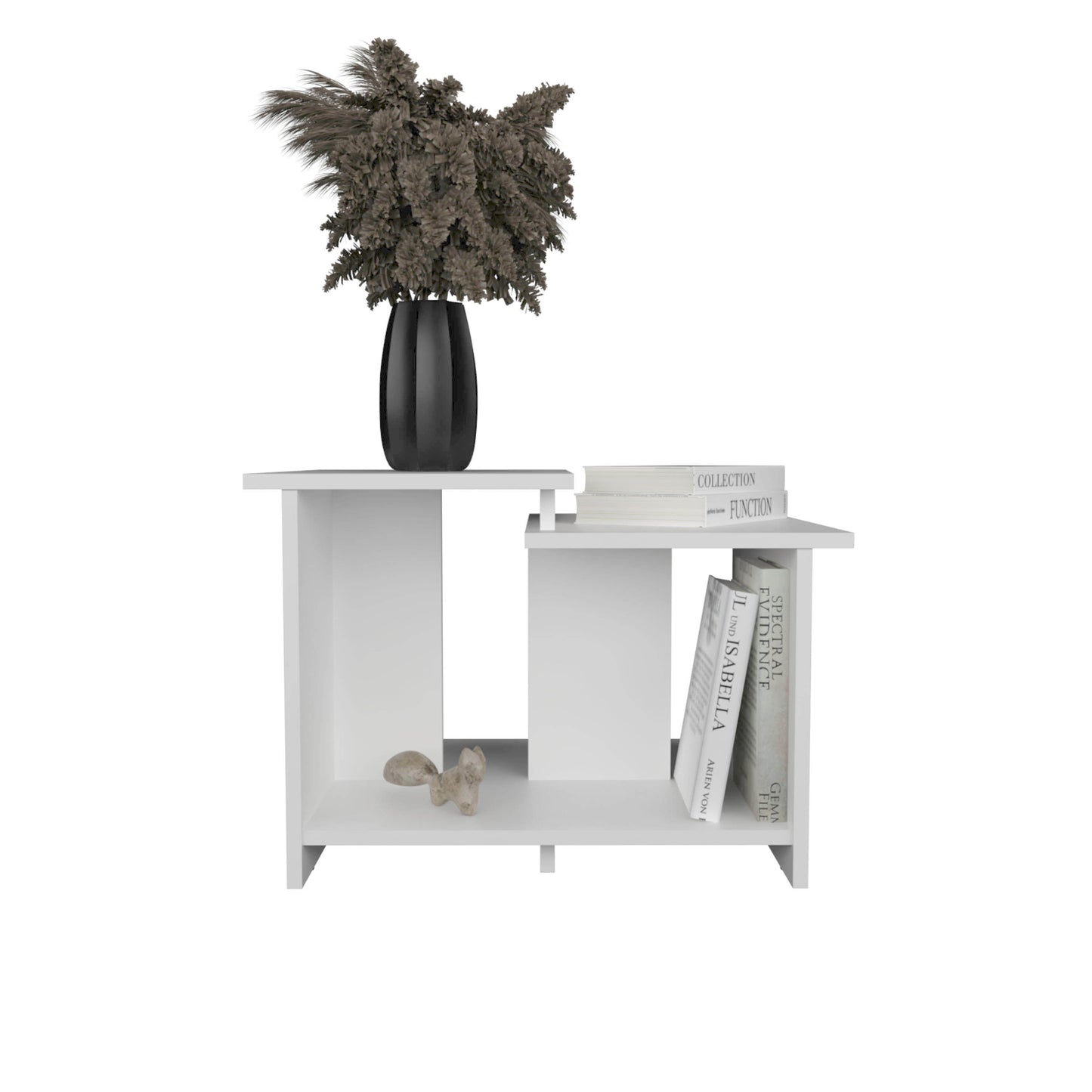 Weman 23.6" W  Coffee Table with Open Shelf Living Room, Home Office Storage