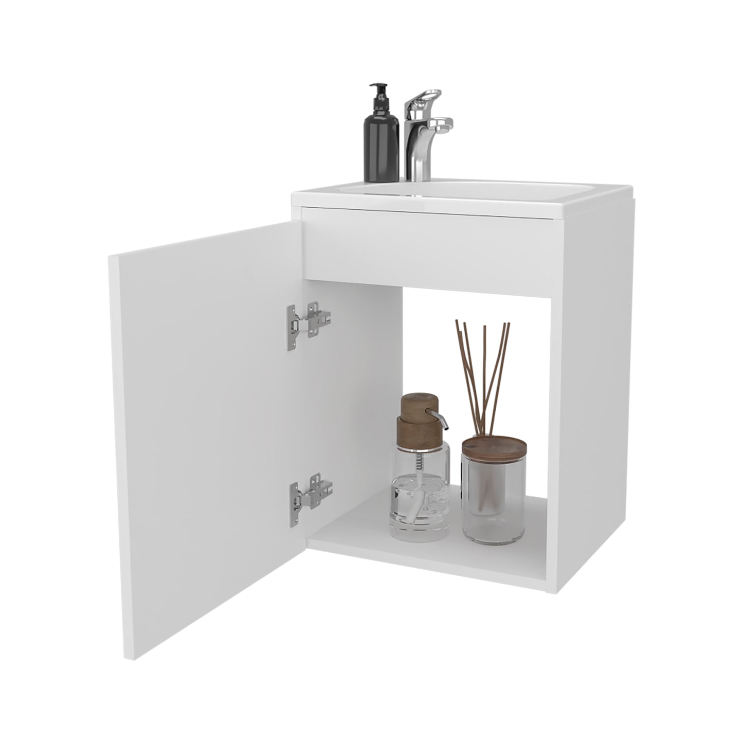 Floating Vanity Saju 15.7" Wide