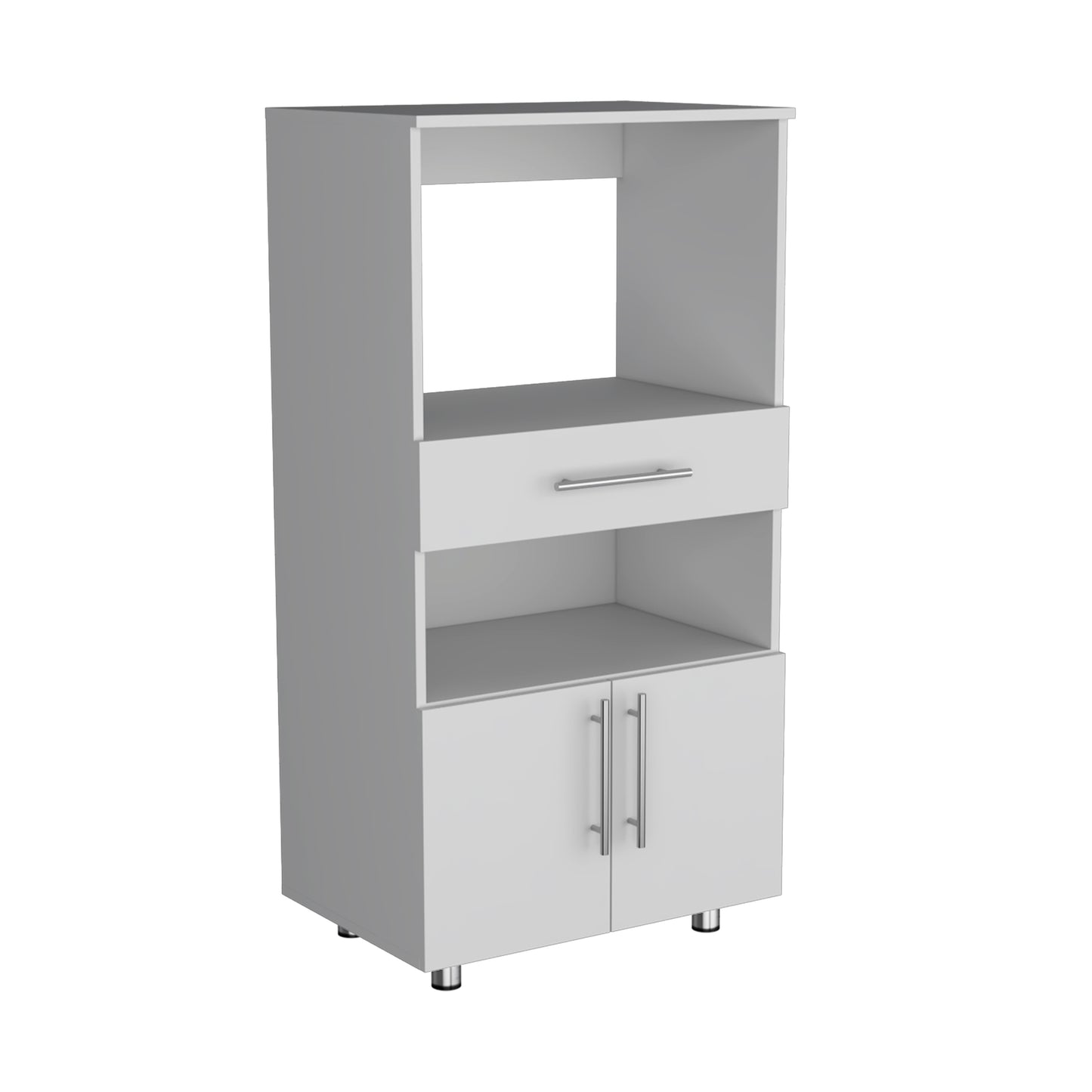 Worland Pantry Cabinet with Microwave Stand