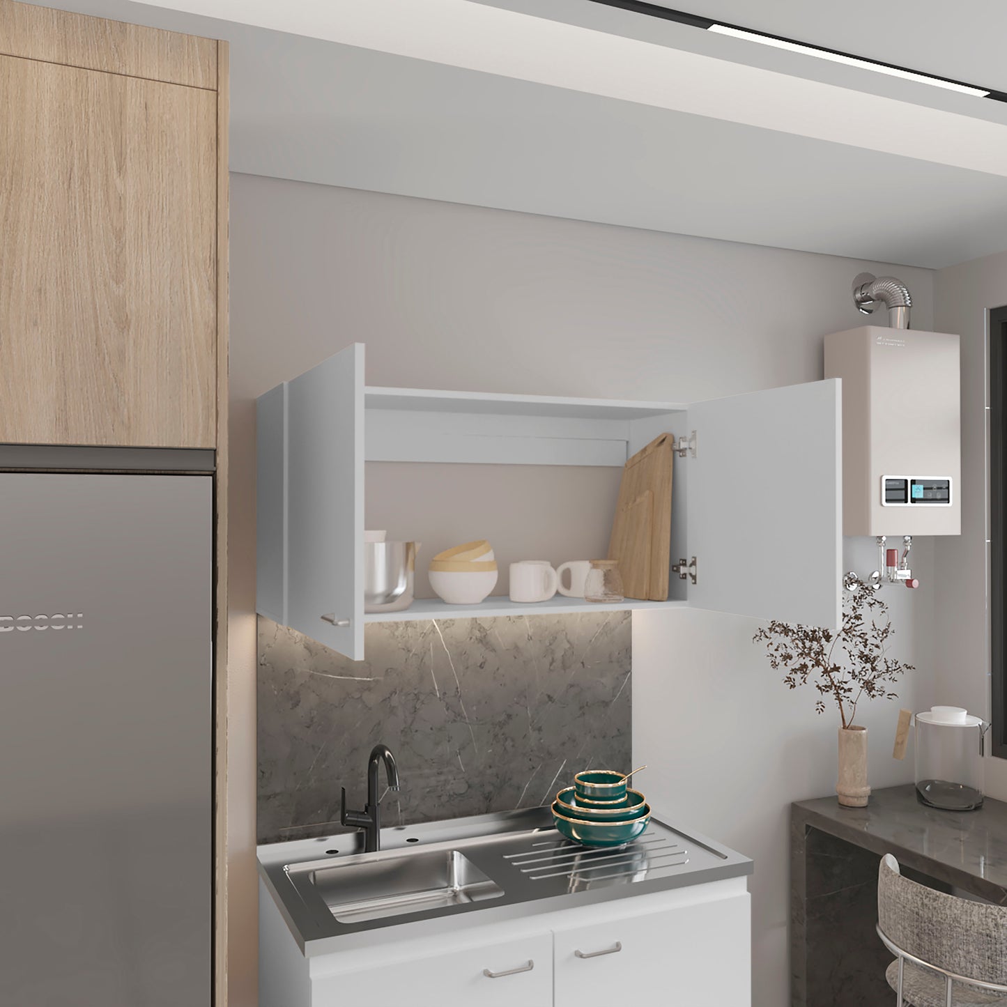 Napoles 39" W Double Door Wall Cabinet