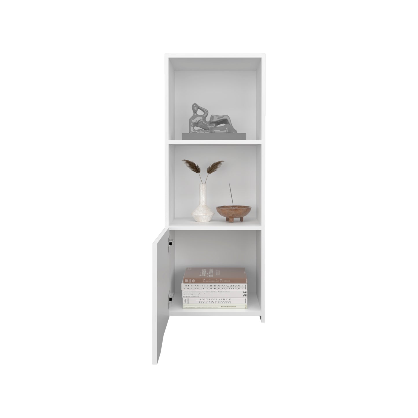 Obregon Wall Cabinet for Bathroom with Two Shelves, a Drawer