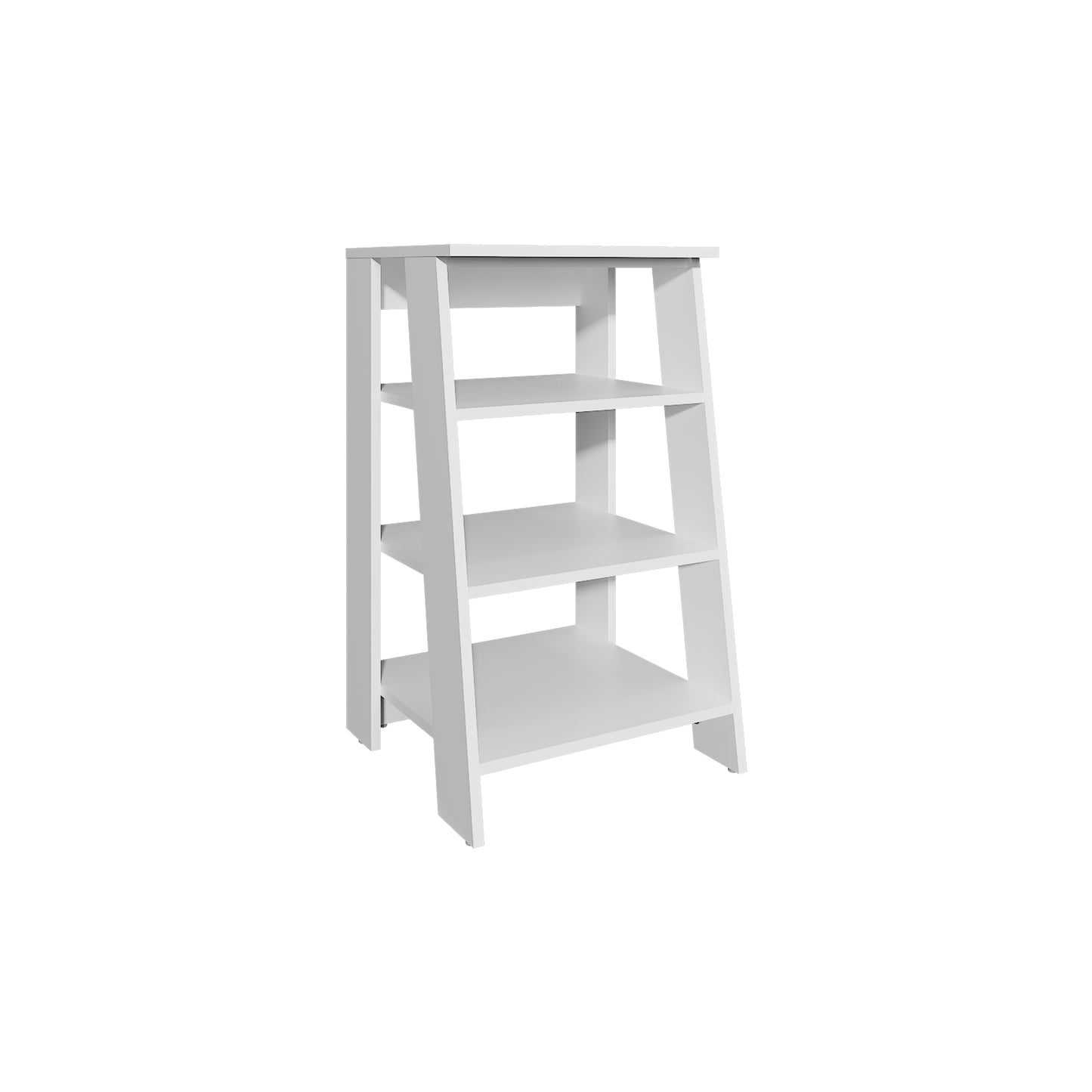 Bathbi Ladder Shelf Organizer for Bathroom, Side Table, Living room 30" High 4-Tier