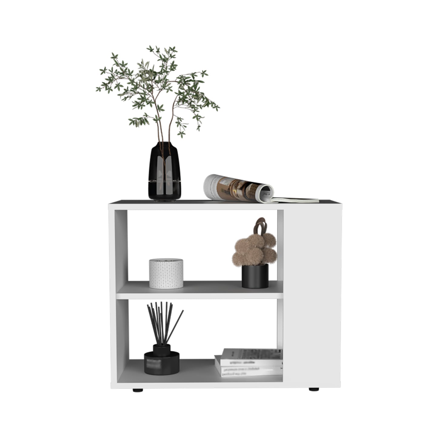 Gardin Side Table for Living Room with 3 Stories