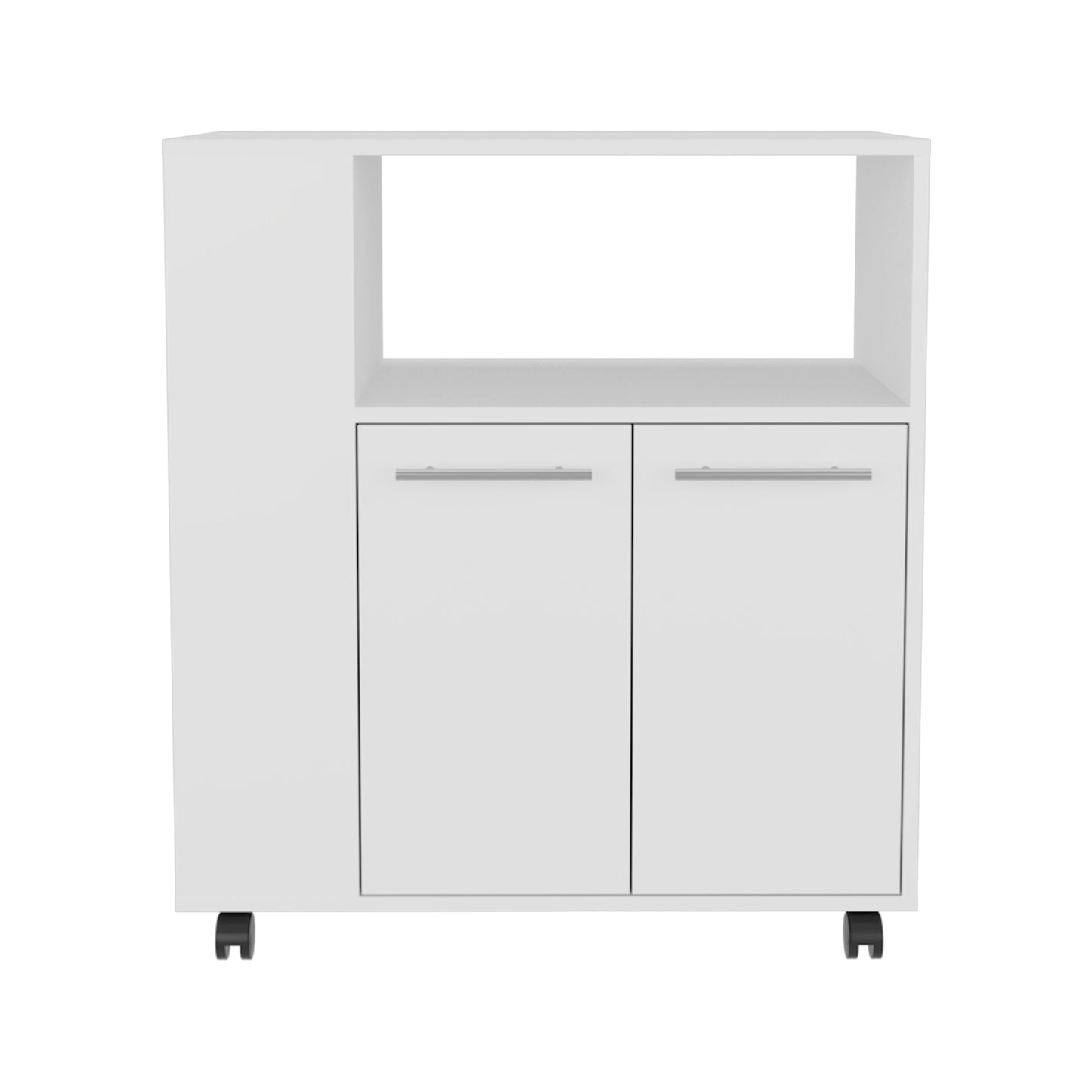 Kitchen Cart Eldon, Base Cabinet with Four Shelves