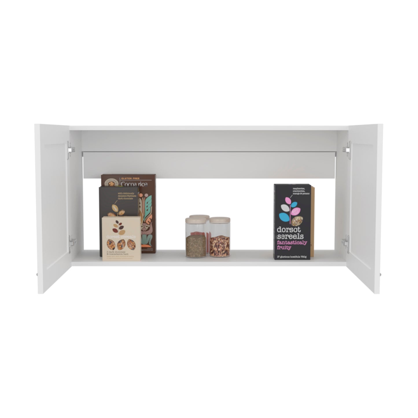 Wall Cabinet Zurich, Two Doors, Large Drawer