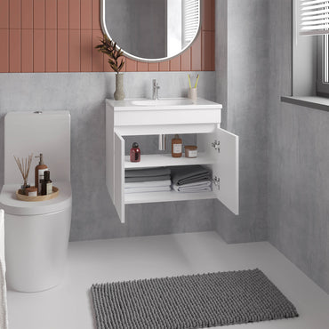 Floating Vanity Chaux 23.2" Wide