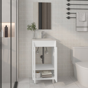 Bathroom Cabinet Brady with Mirror Brady