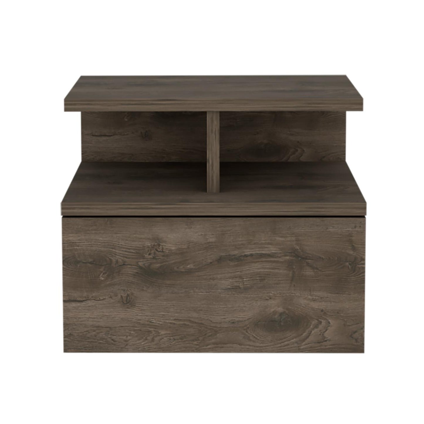 Adele Floating Nightstand, With One Drawer And Two Small Below Shelves For Storage or Decor