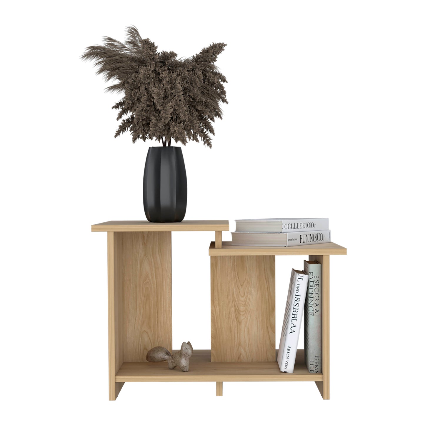 Weman 23.6" W  Coffee Table with Open Shelf Living Room, Home Office Storage