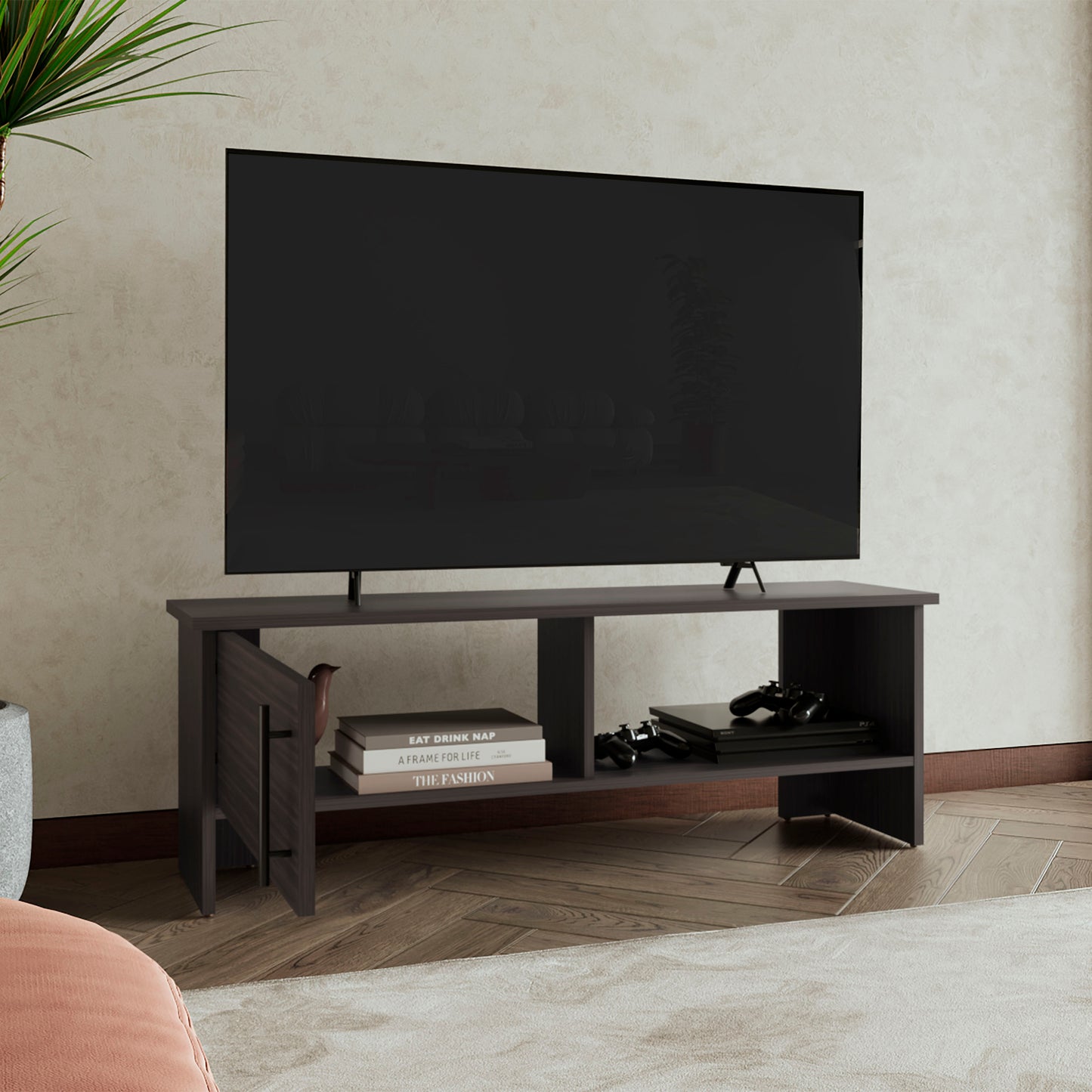 TV Stand Navia with One-Door, One Shelve