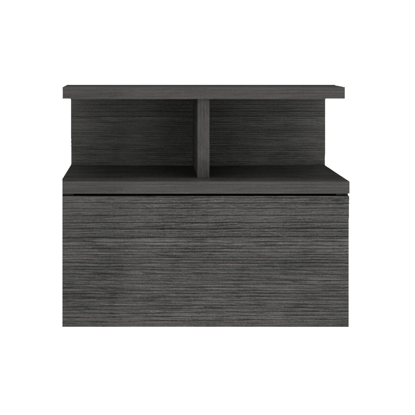Adele Floating Nightstand, With One Drawer And Two Small Below Shelves For Storage or Decor