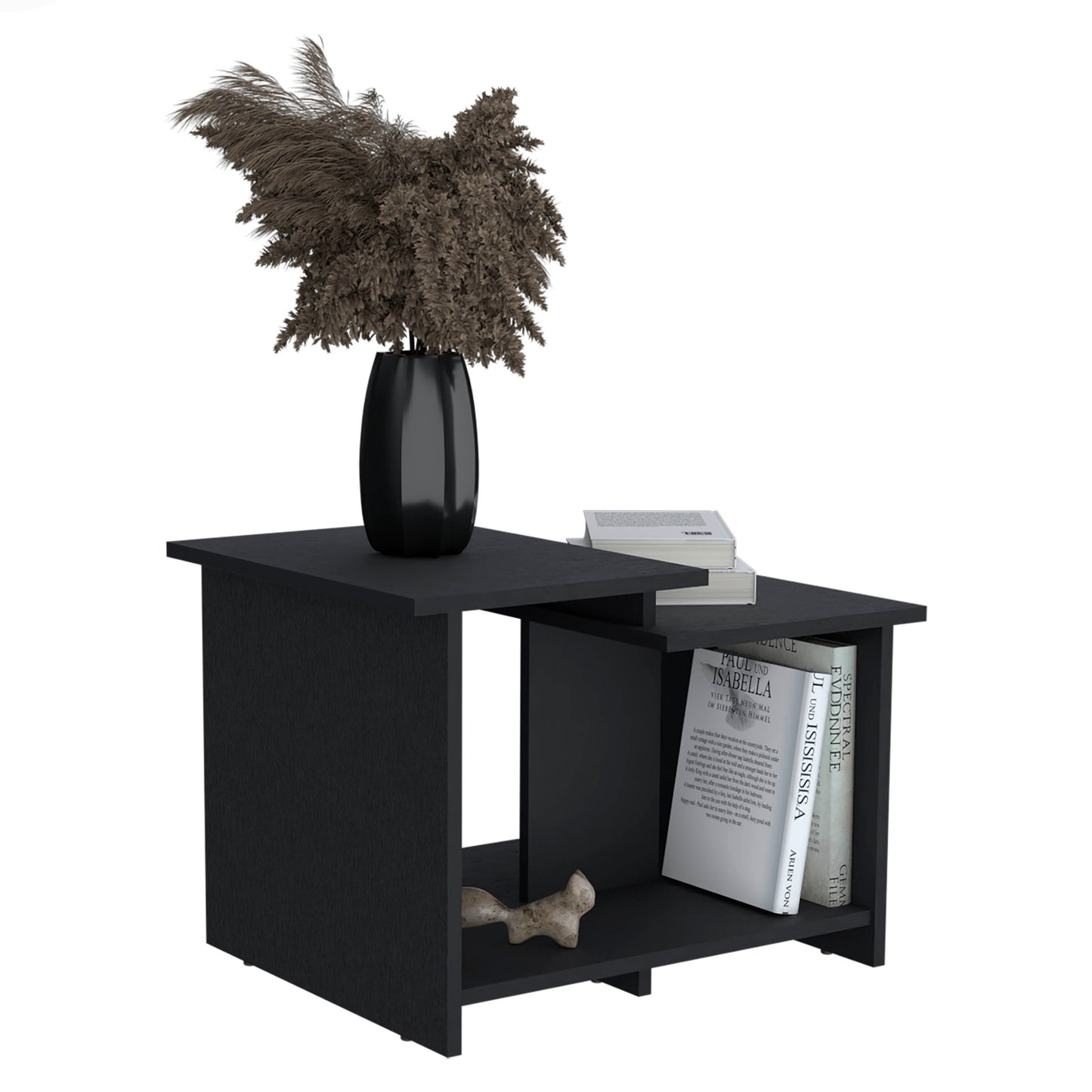 Weman 23.6" W  Coffee Table with Open Shelf Living Room, Home Office Storage