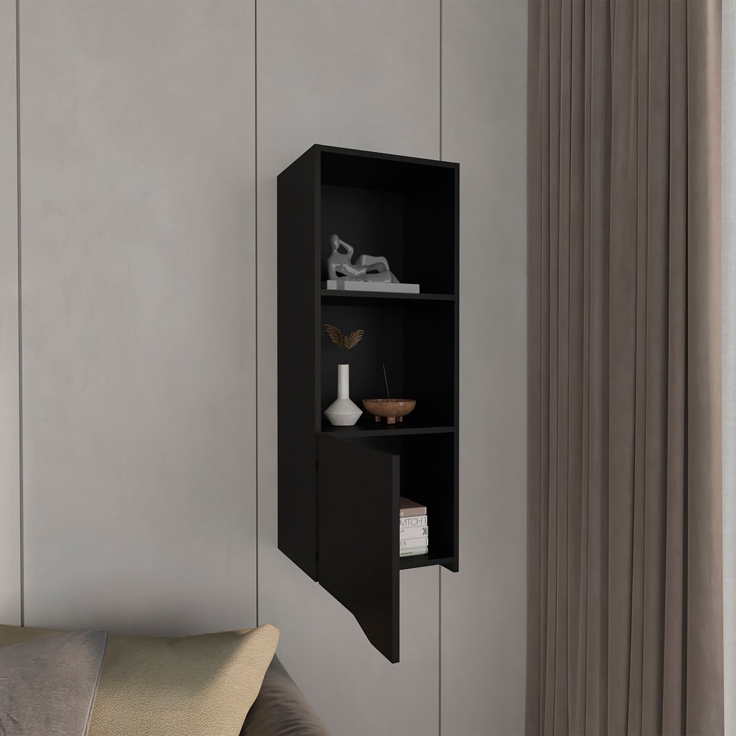Obregon Wall Cabinet for Bathroom with Two Shelves, a Drawer