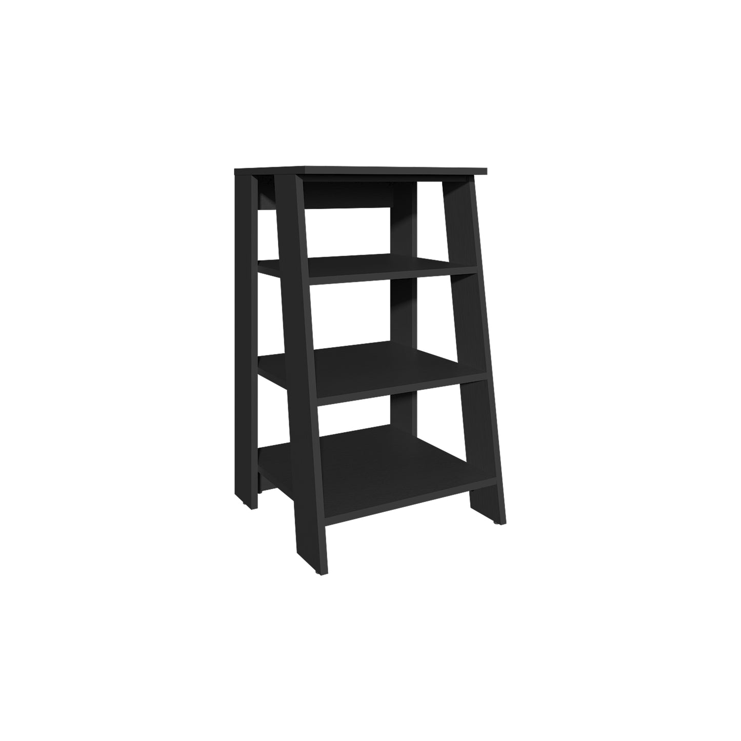 Bathbi Ladder Shelf Organizer for Bathroom, Side Table, Living room 30" High 4-Tier