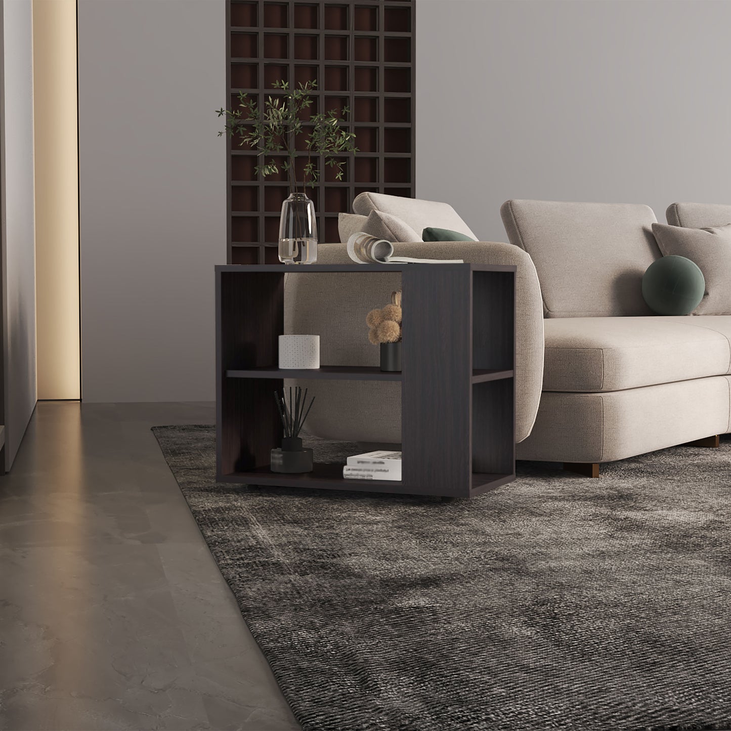 Gardin Side Table for Living Room with 3 Stories