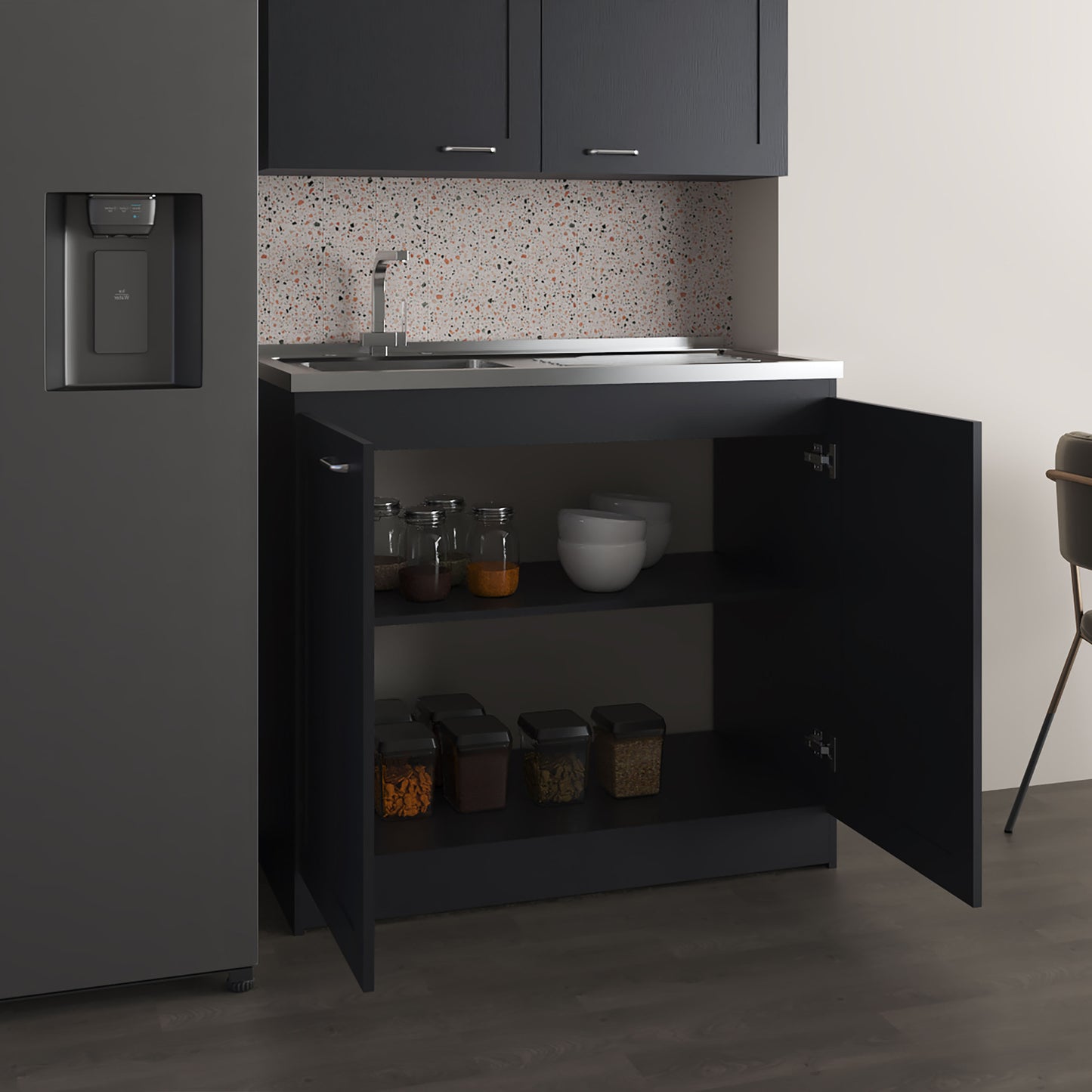 Utility Sink Zurich, Two Large Drawers