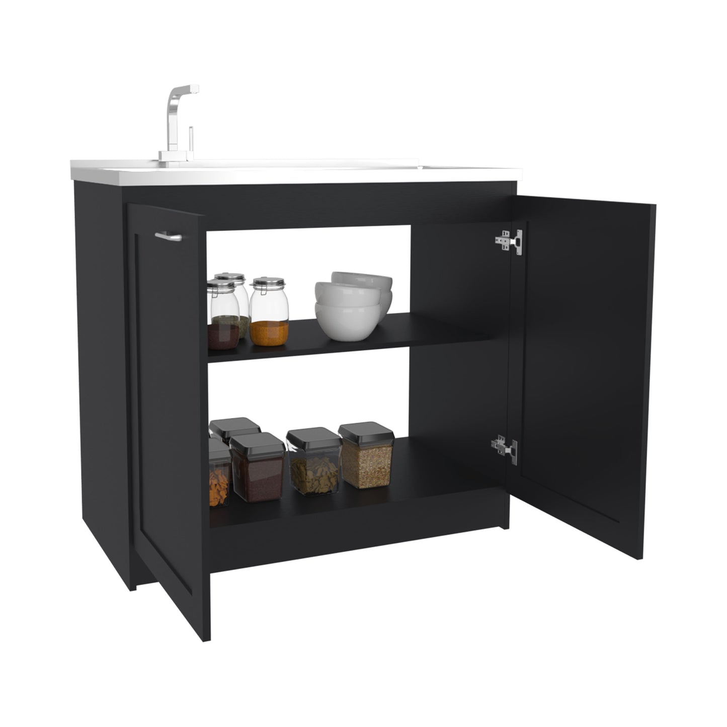 Utility Sink Zurich, Two Large Drawers