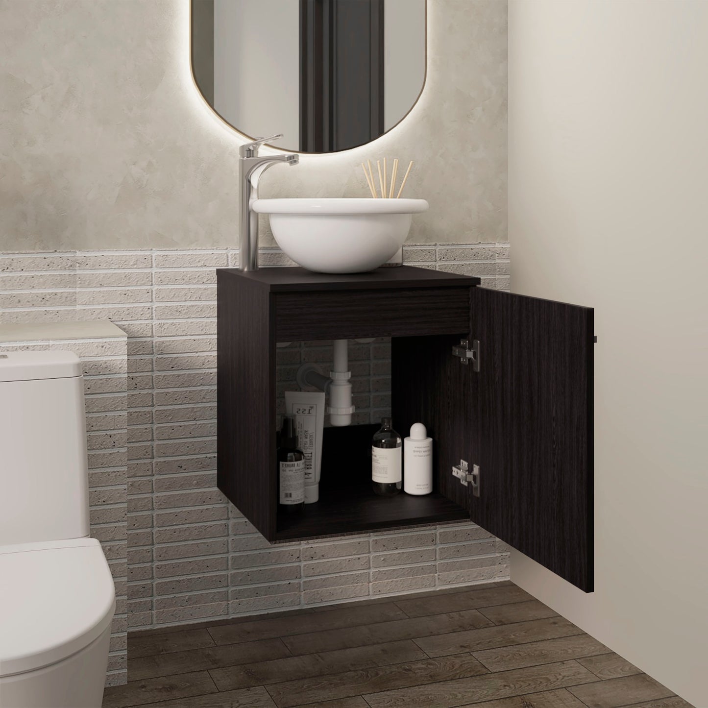 Floating Vanity Clyde 18" Wide