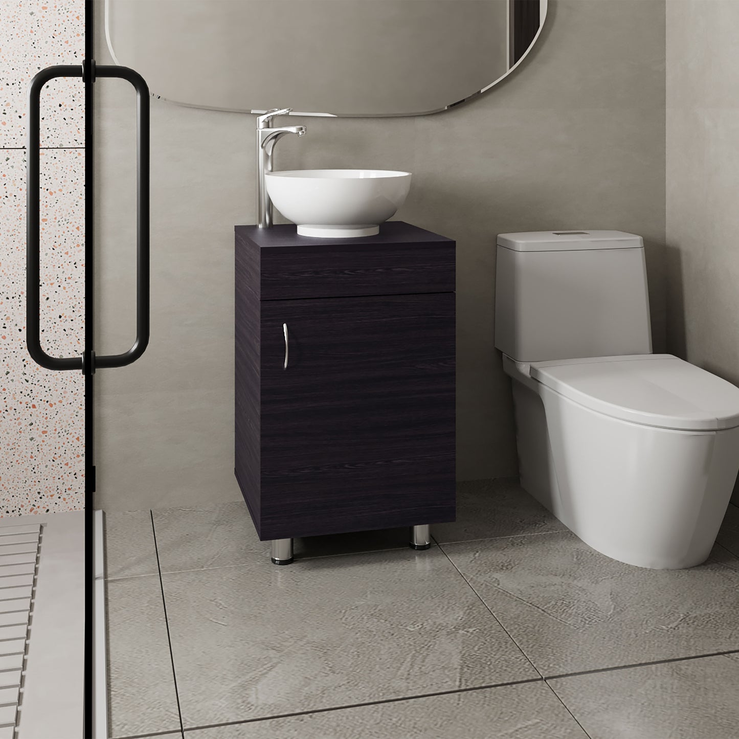 Vanity for Sink Tacna 18" Wide, One Door