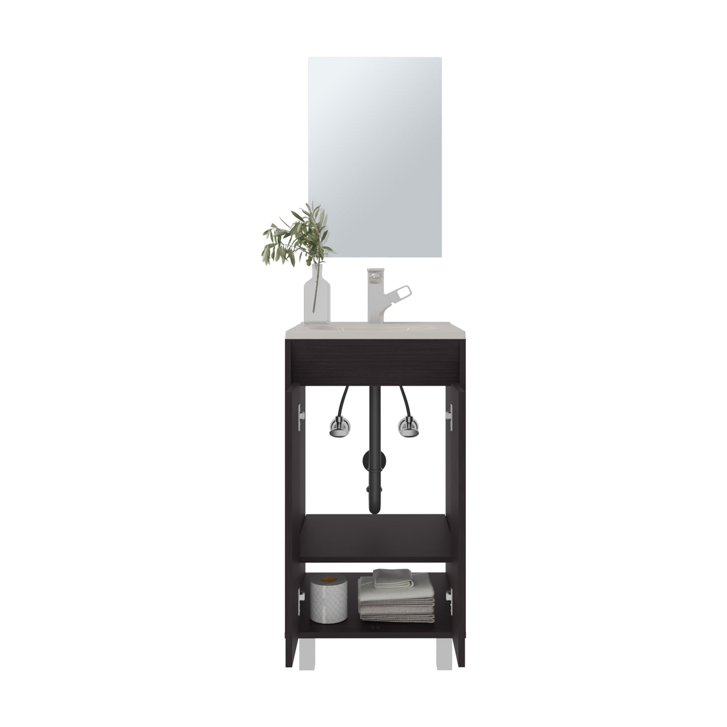 Bathroom Cabinet Brady with Mirror Brady