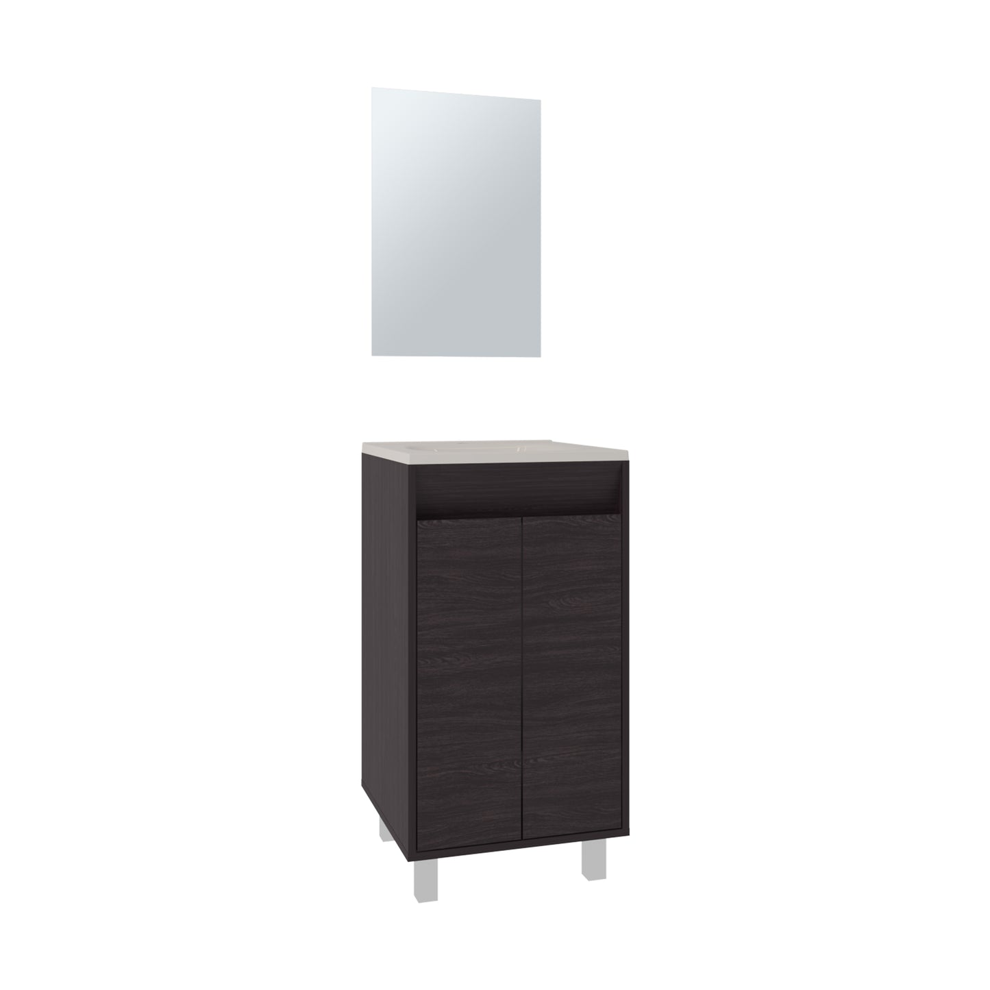 Bathroom Cabinet Brady with Mirror Brady