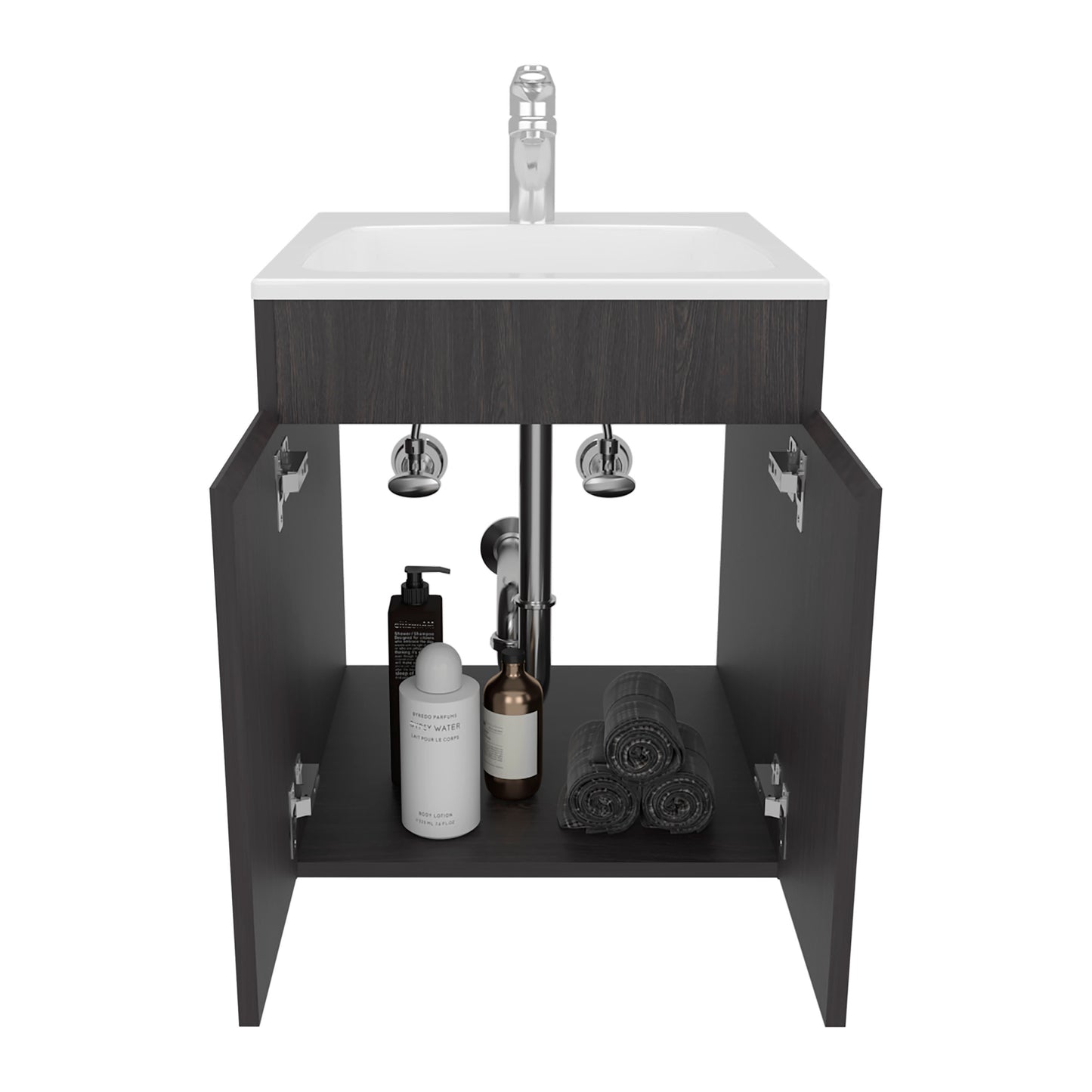 Bathroom Vanity 45 Meka, One Open Shelf
