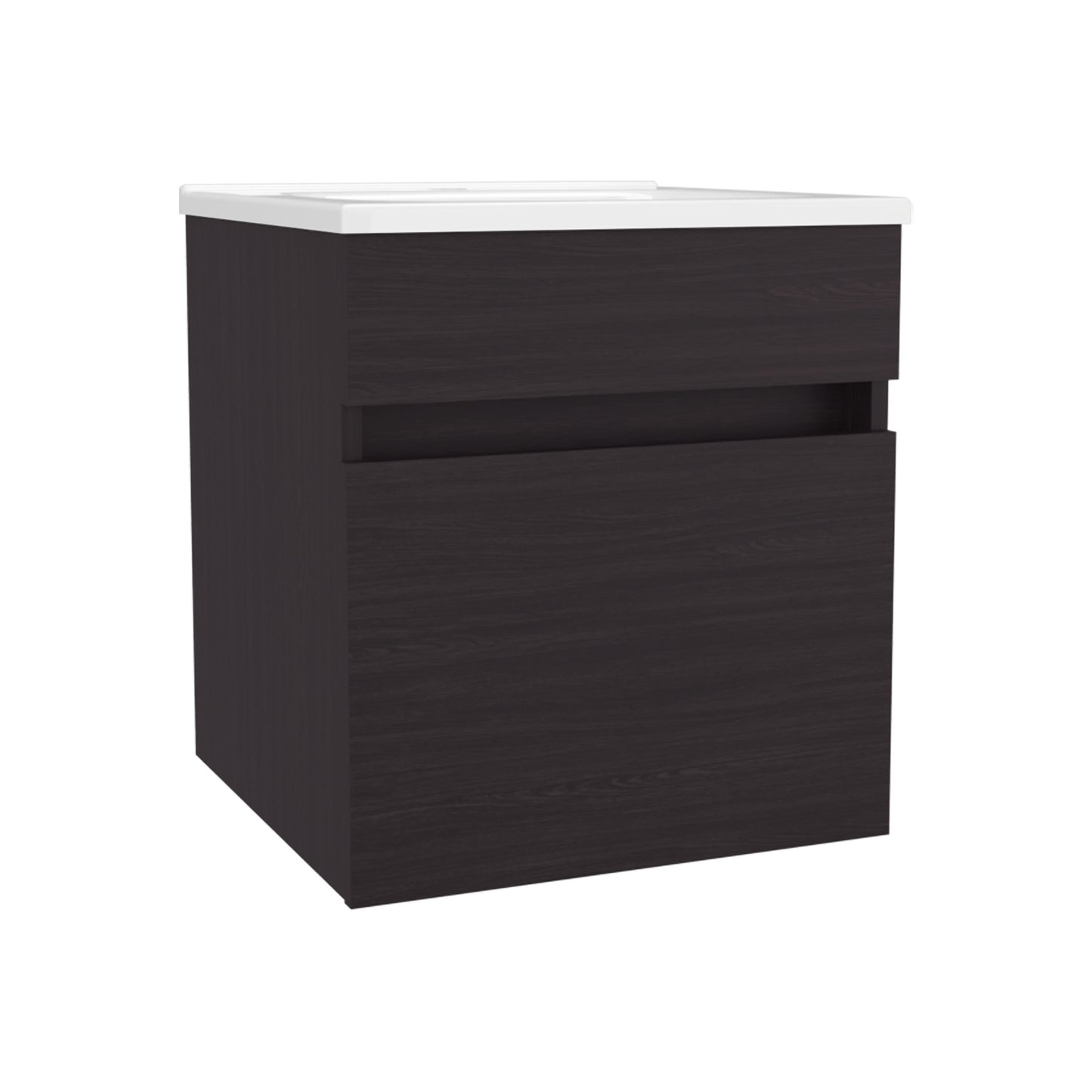 Floating Vanity Primavera 18" Wide, One Drawer with shelf
