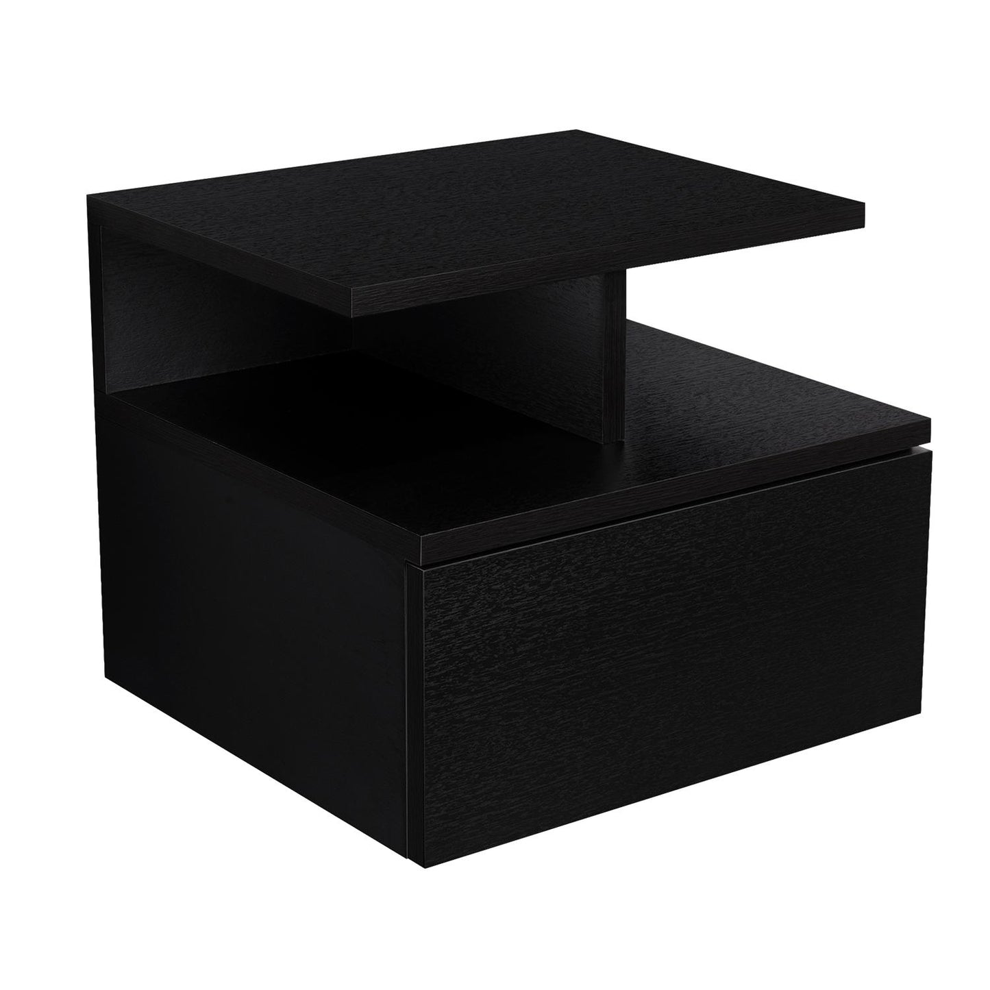 Adele Floating Nightstand, With One Drawer And Two Small Below Shelves For Storage or Decor
