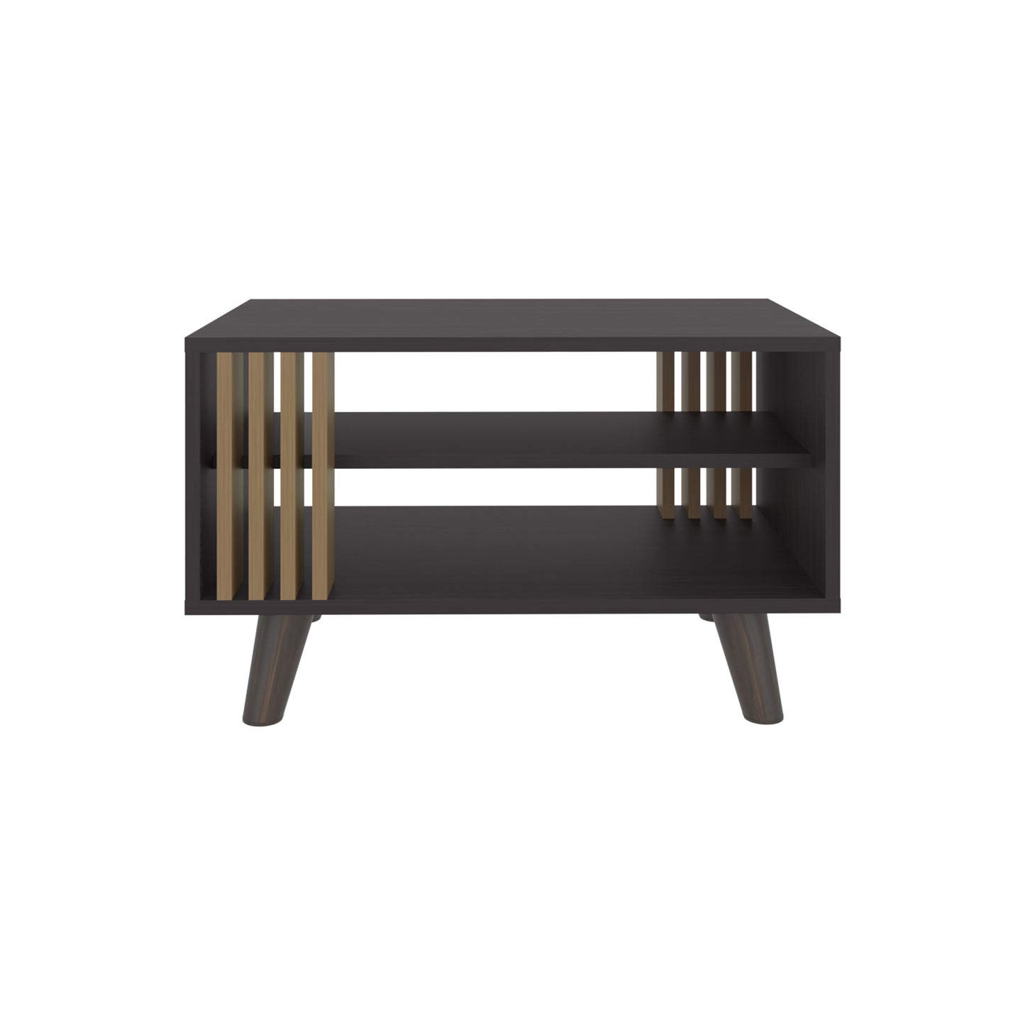 Shawnee Coffee Table With Open Storage Shelf, Living Room Center Table